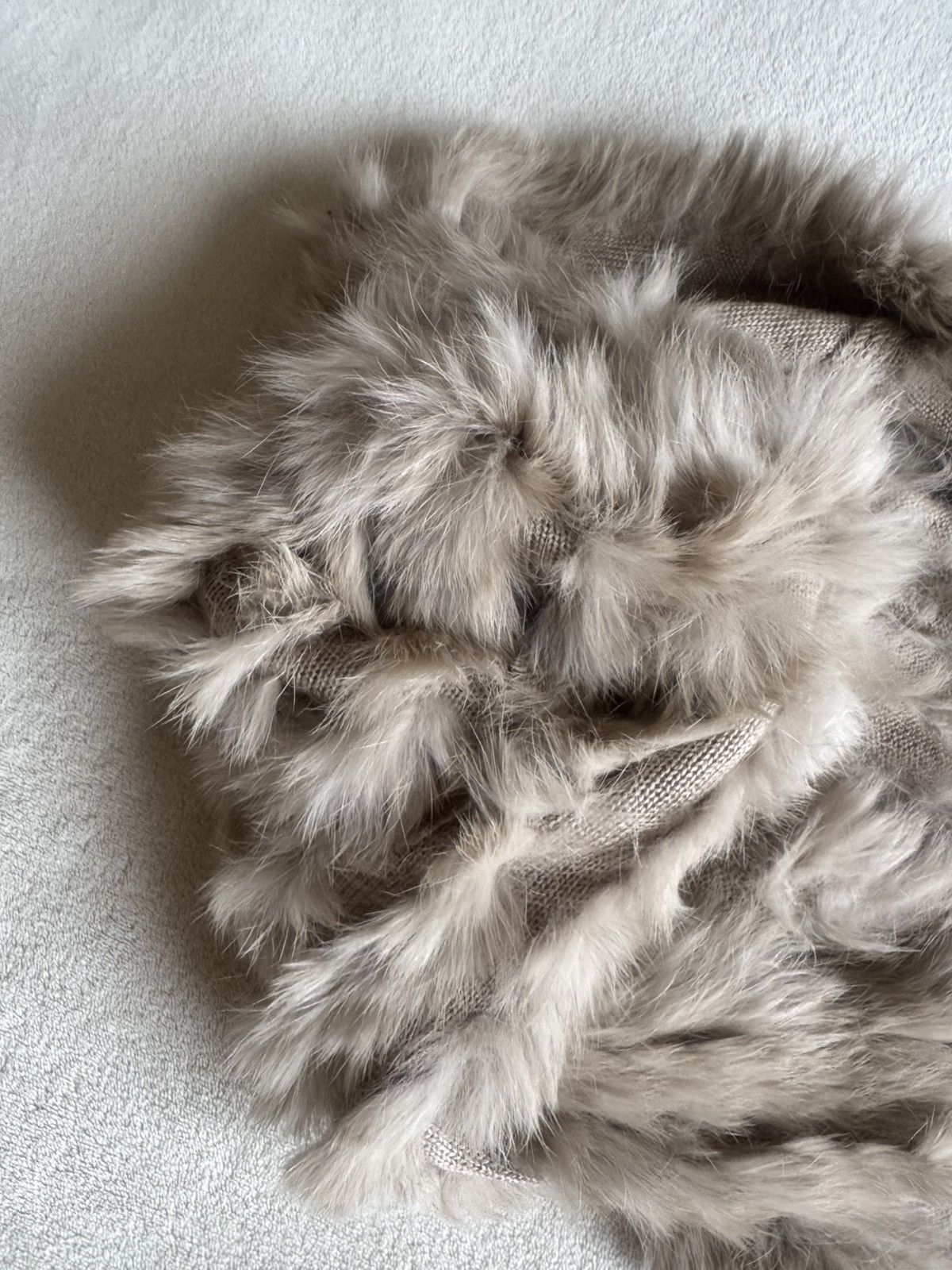 Other Stefanel rabbit fur vest size S/M with a hood Size S / US 4 / IT 40 - 5 Thumbnail