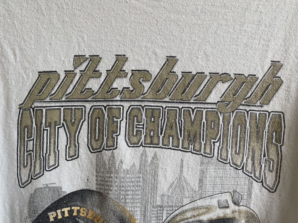 Hanes VINTAGE PITTSBURGH CITY OF CHAMPIONS 2009 Size US M / EU 48-50 / 2 - 3 Thumbnail