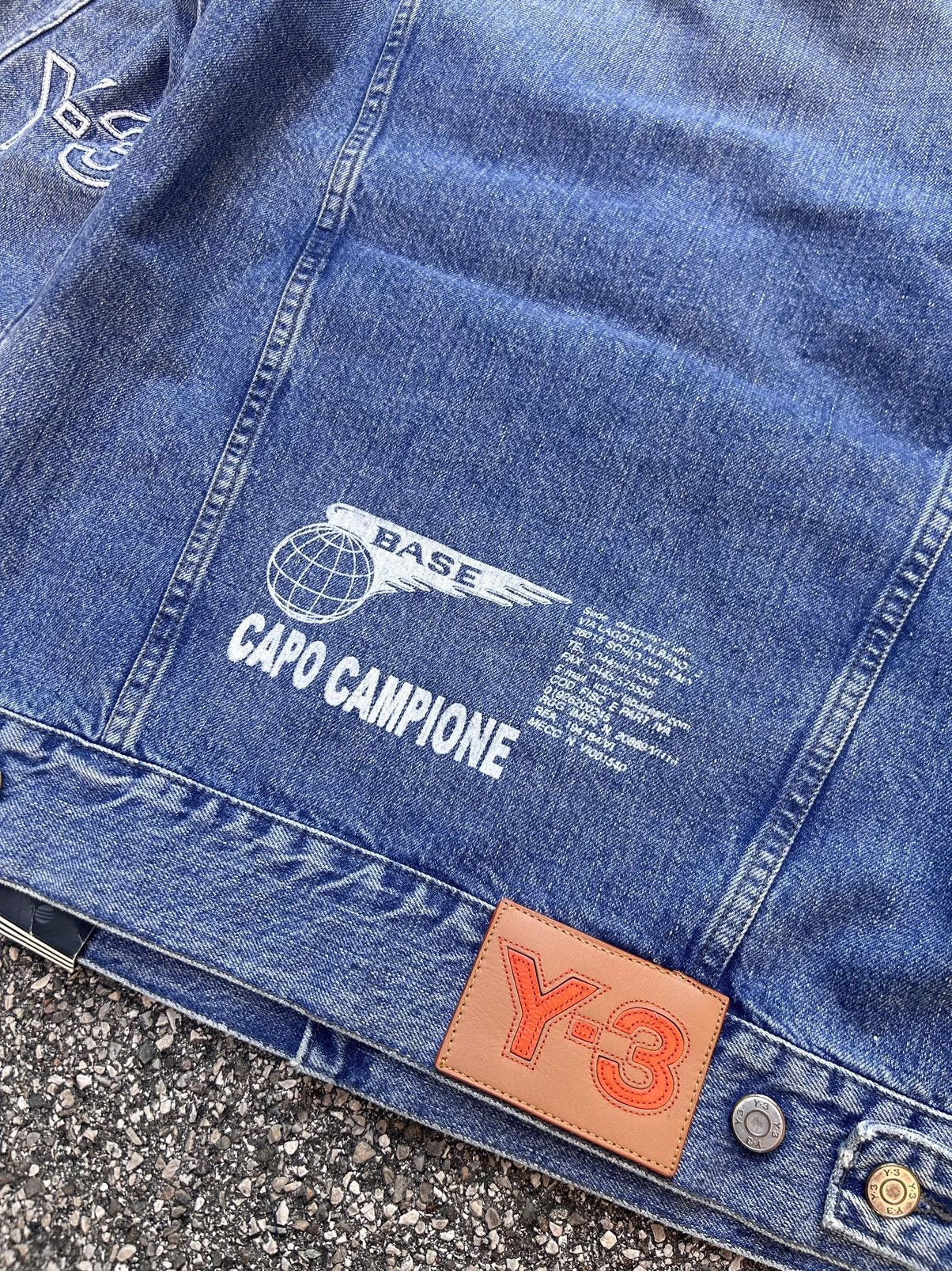 Yohji Yamamoto Sample Y-3 adidas Yohji Yamamoto vintage denim jacket Size US M / EU 48-50 / 2 - 4 Thumbnail