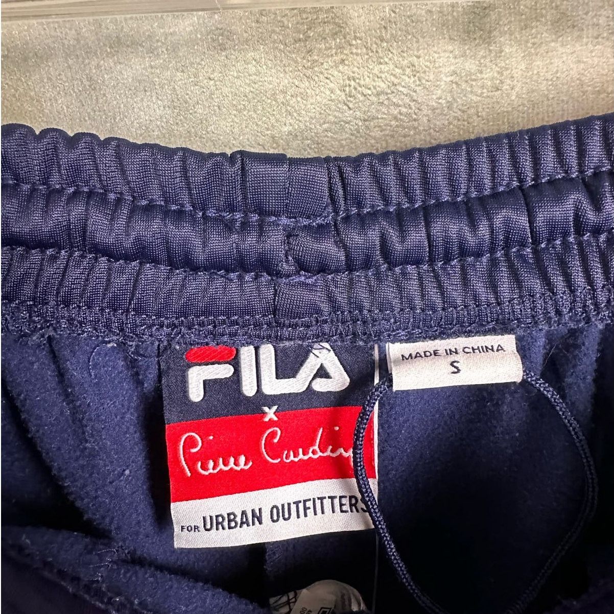Fila × Pierre Cardin × Urban Outfitters Fila Pierre Cardin Track Pants Womens Sz S Navy Blue Urban Size 28" / US 6 / IT 42 - 8 Thumbnail