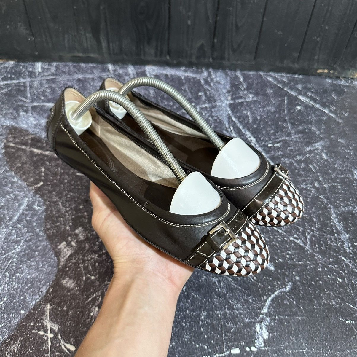 Tod's TOD’S - Women’s Leather Ballet Flats size 37.5 Size US 7.5 / IT 37.5 - 3 Thumbnail