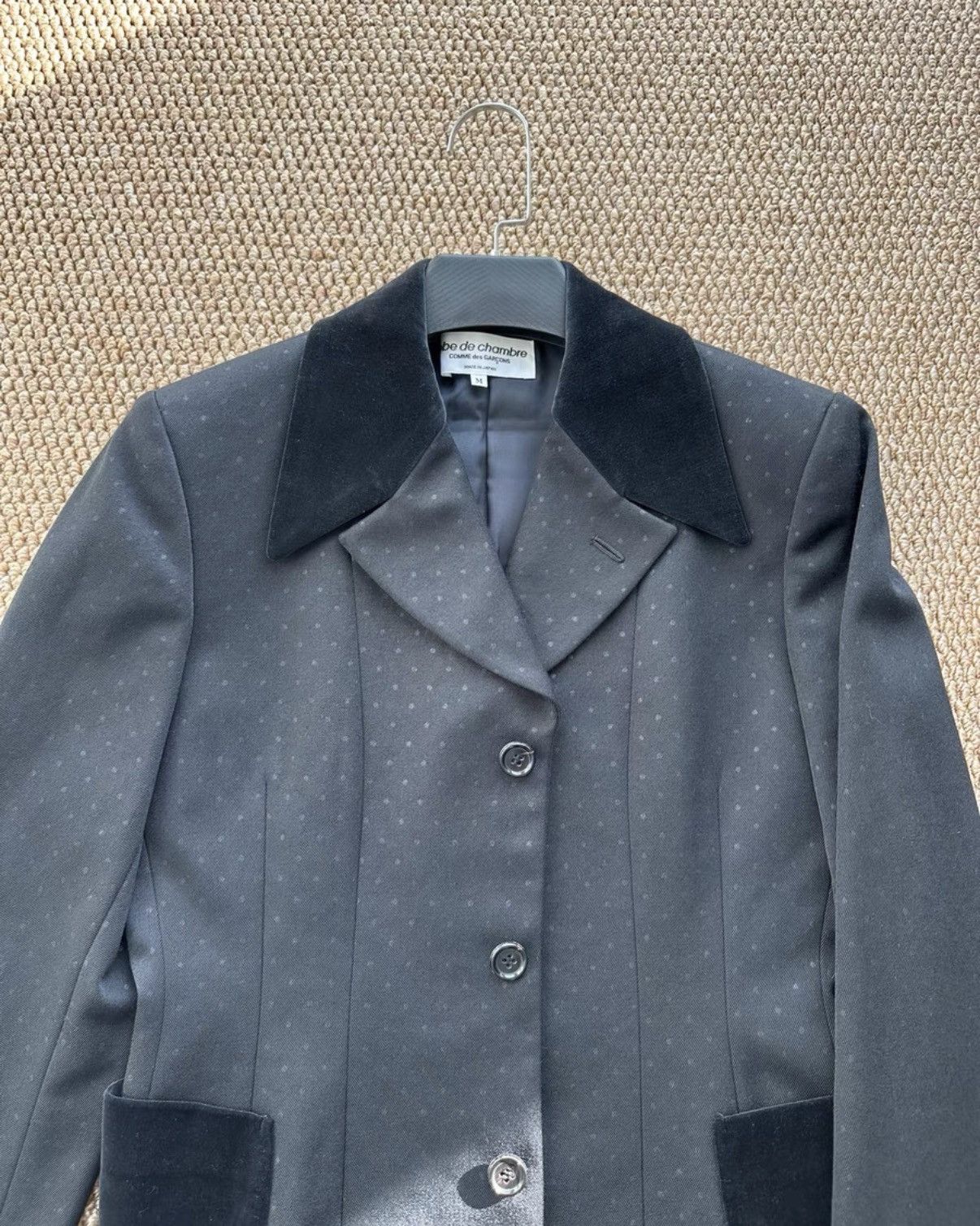 Comme des Garcons Comme des Garçons Wool Velvet Panel Jacket K23 Size M / US 6-8 / IT 42-44 - 4 Thumbnail