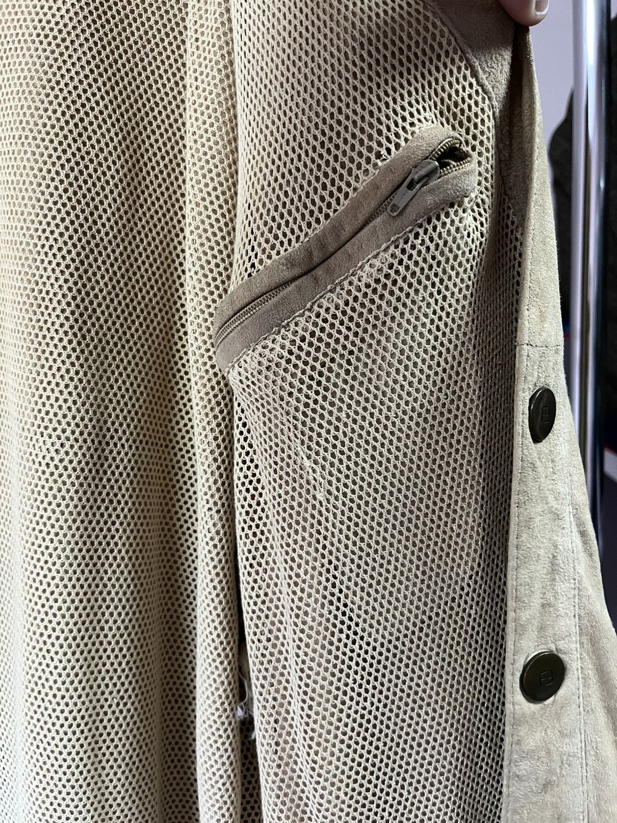 Fendi Fendi cardigan vintage 70s suede Size XXL / US 16-18 / IT 52-54 - 14 Thumbnail