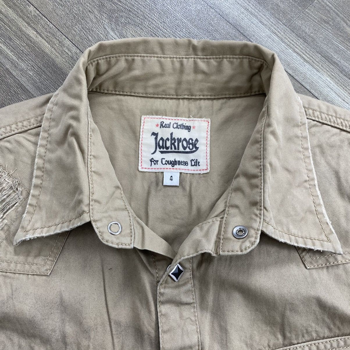 JACKROSE 2000s Jackrose Distressed Hysteric Glamour Lgb Western Shirt Size US M / EU 48-50 / 2 - 5 Thumbnail