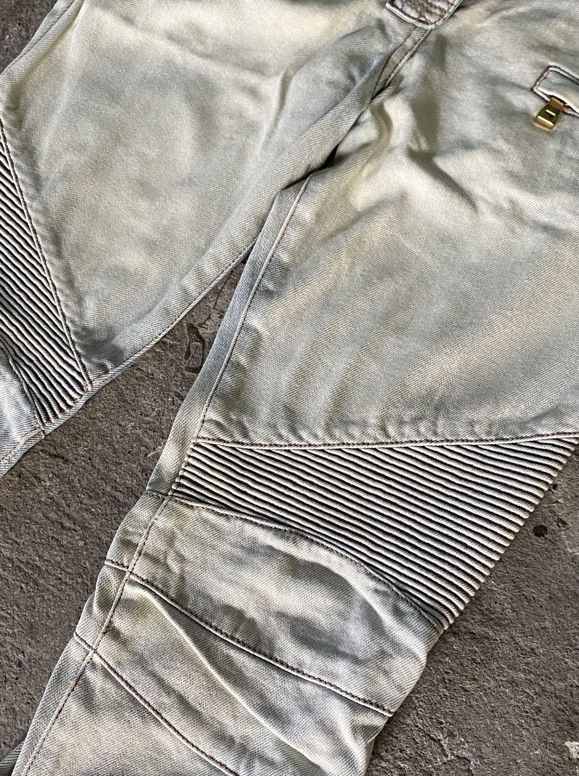 Balmain Balmain - Ankle Zip Biker Jeans Size US 30 / EU 46 - 5 Thumbnail