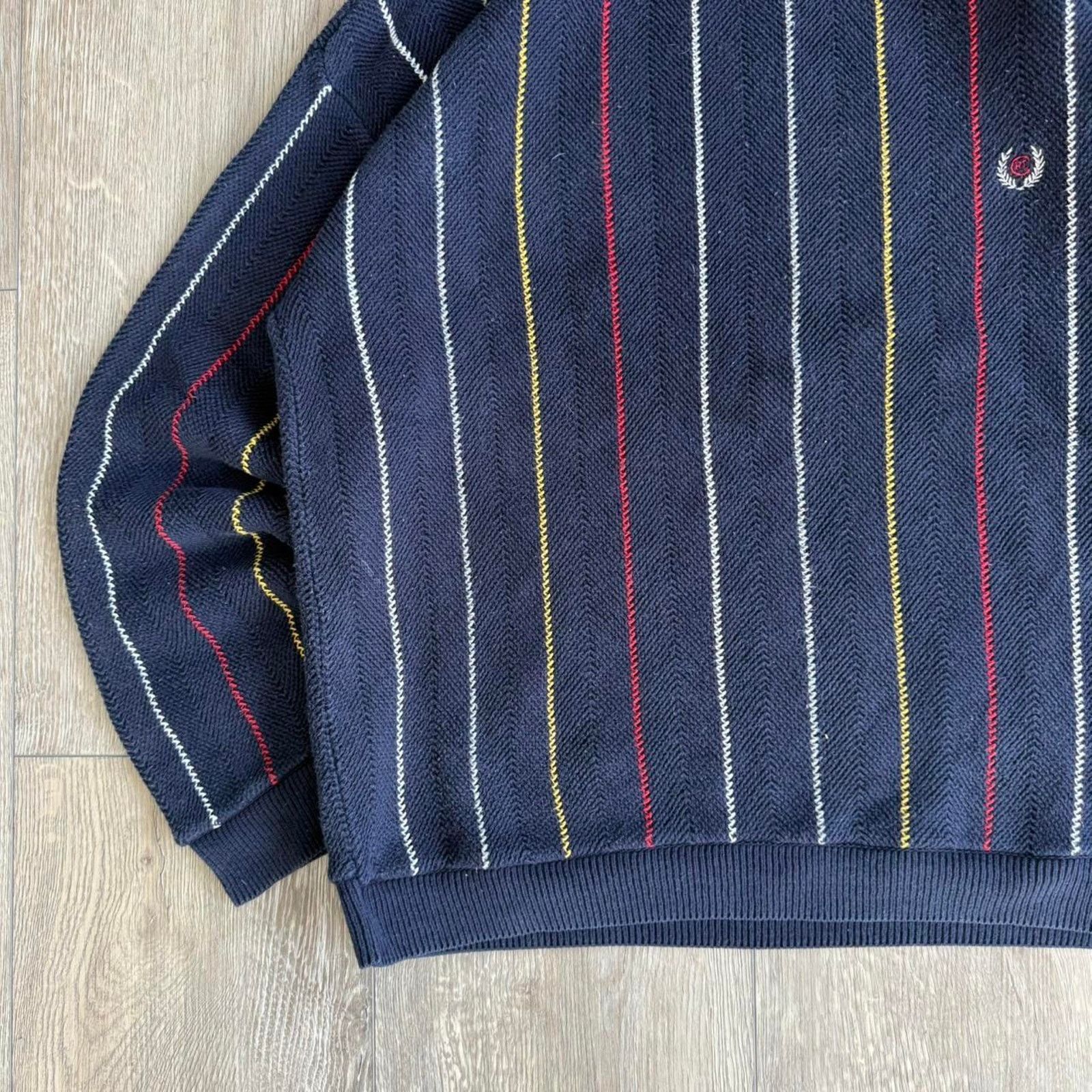 Chaps Vintage 90s chaps striped sweater Size US L / EU 52-54 / 3 - 4 Thumbnail