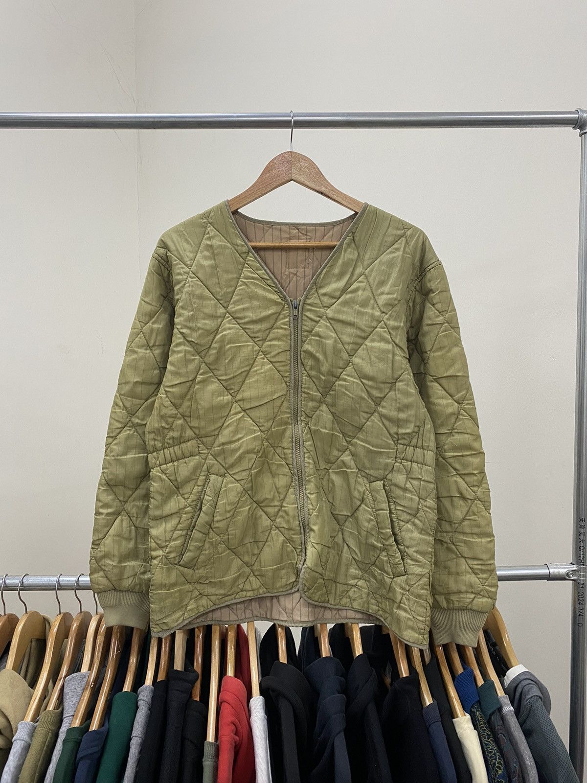 Japanese Brand × Vintage SICK WW2 QUILTED CARDIGAN JACKET 60s 70s LGB Size US S / EU 44-46 / 1 - 1 Thumbnail