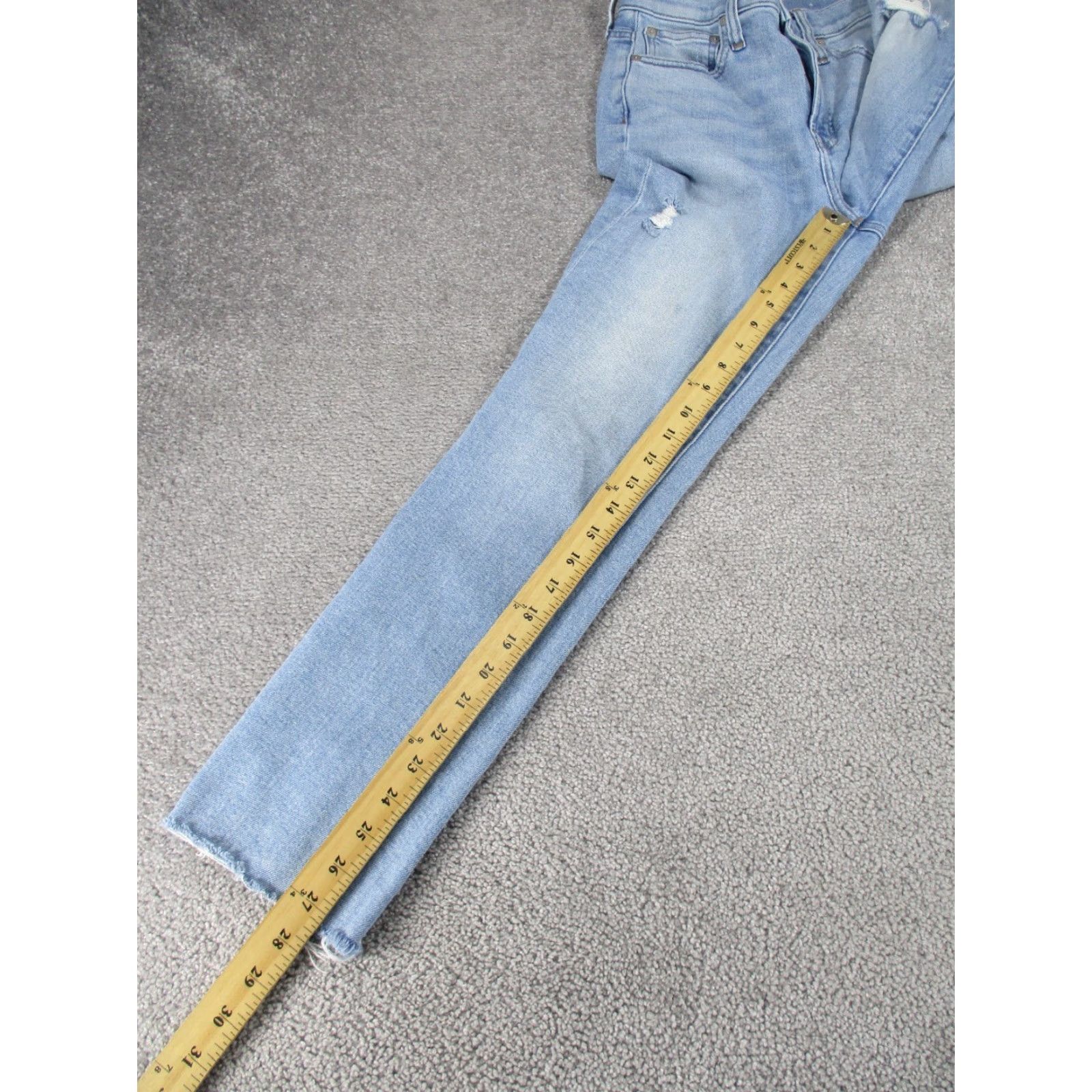 Madewell VINTAGE Madewell Jeans Women's 24 High Rise Light Wash Denim Tapered 90s Blues Women's Size 42" / US 20 - 6 Thumbnail