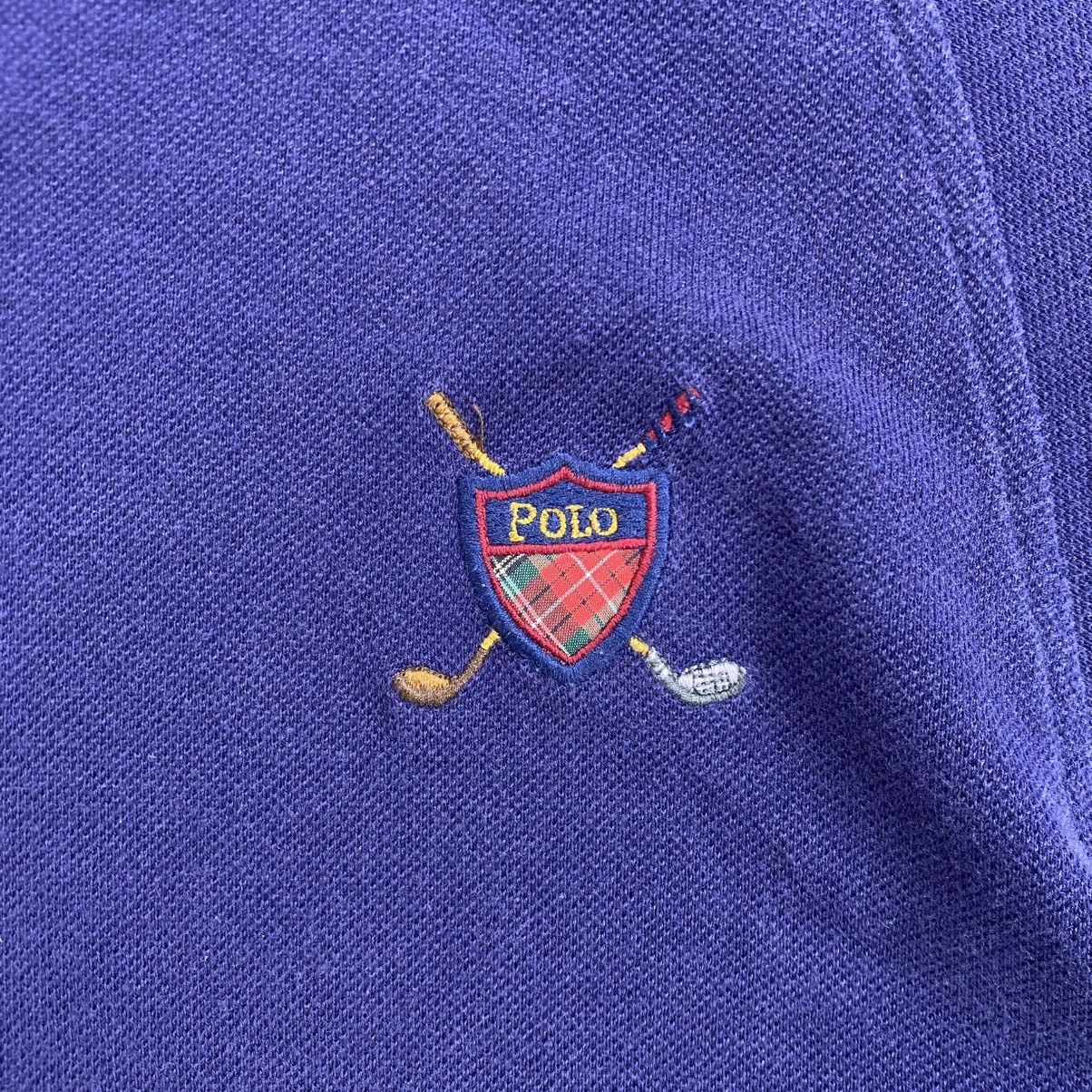 Polo Ralph Lauren 1990s Vintage Polo Ralph Lauren Flags Golf Polo Shirt Size US S / EU 44-46 / 1 - 6 Thumbnail