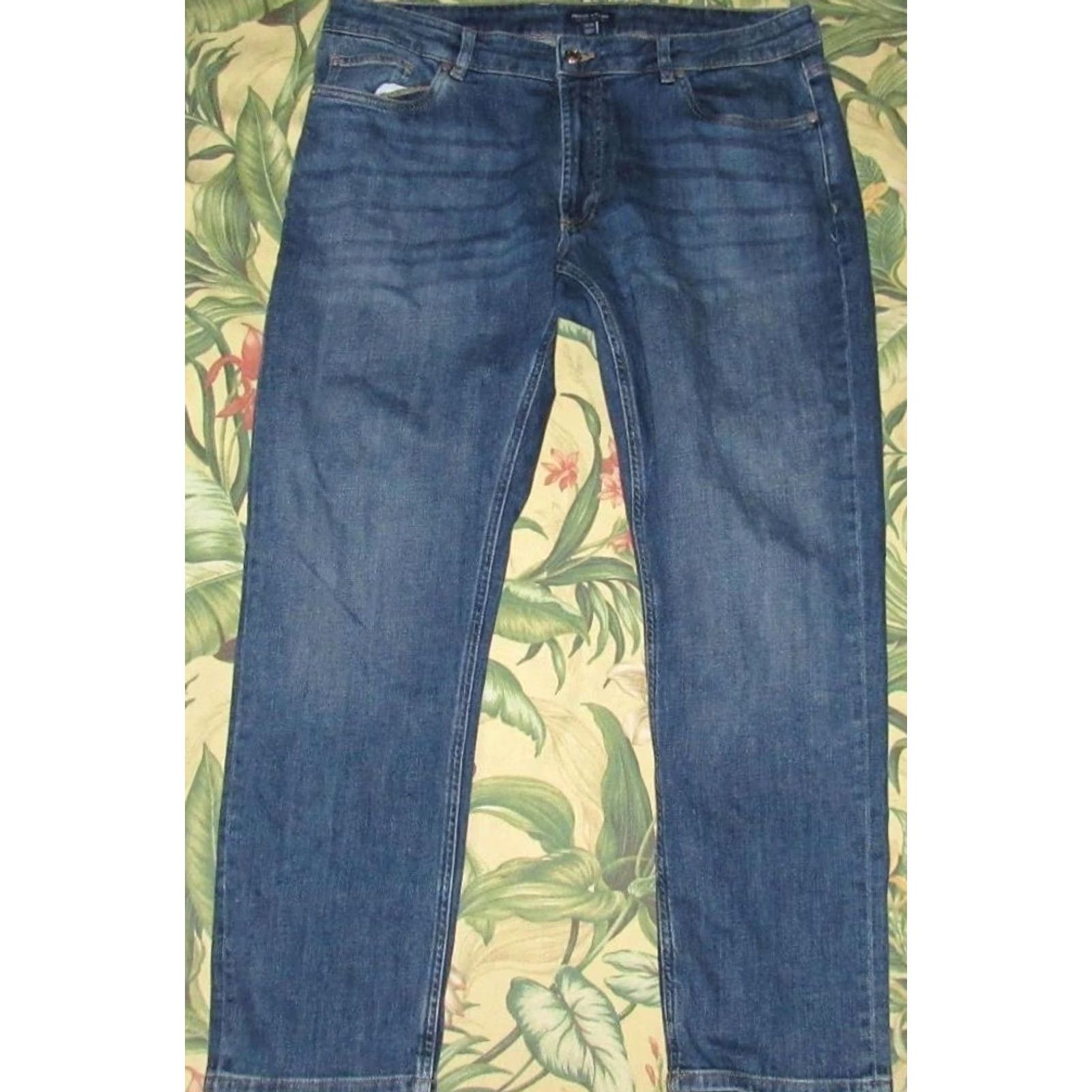 Peter Millar PETER MILLAR Vintage Washed Five Pocket Jeans True Blue Adult 38 x 30 Mens Size US 38 / EU 54 - 3 Thumbnail