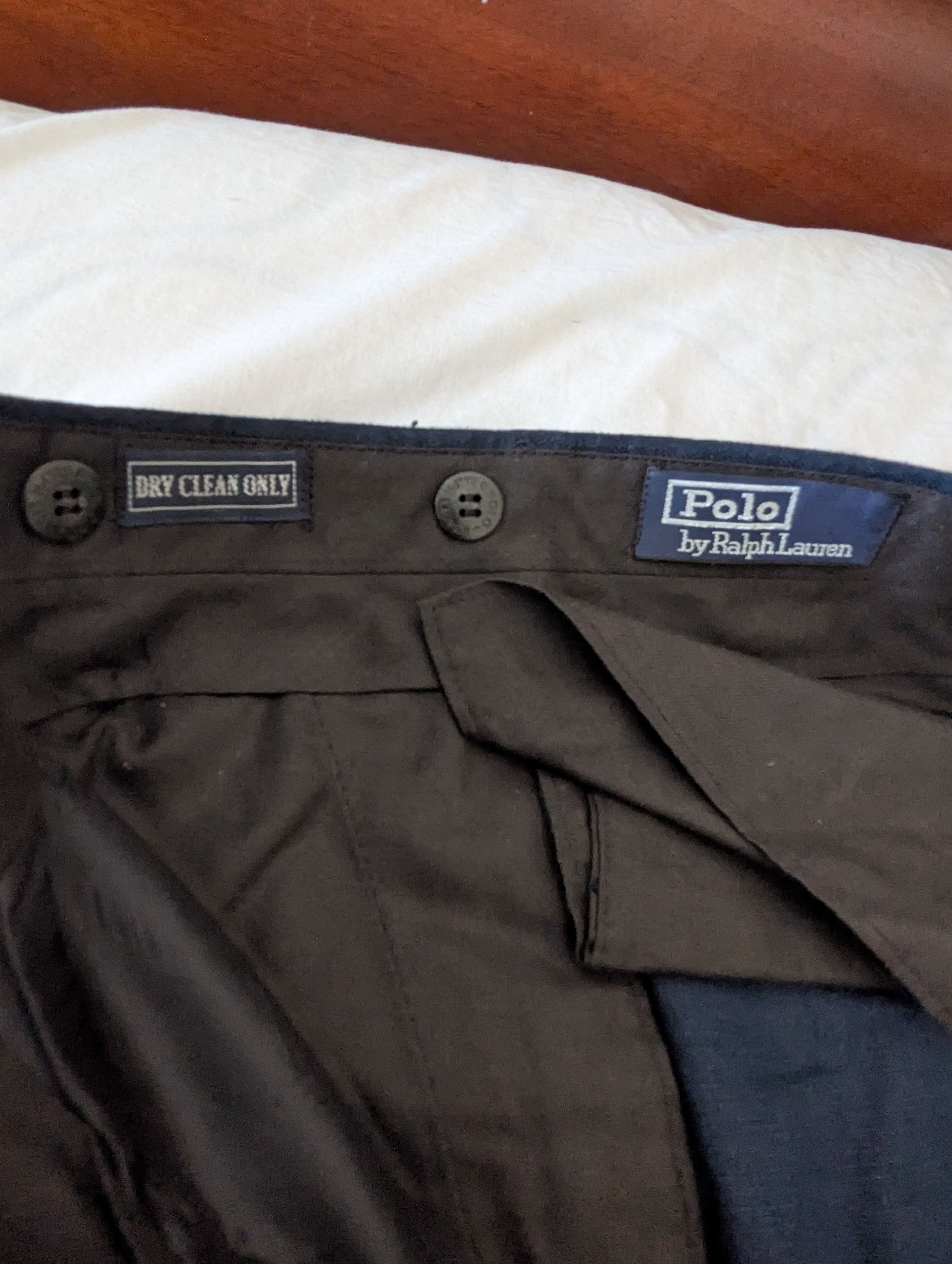Polo Ralph Lauren Linen Blue Pant Size 36R - 4 Thumbnail
