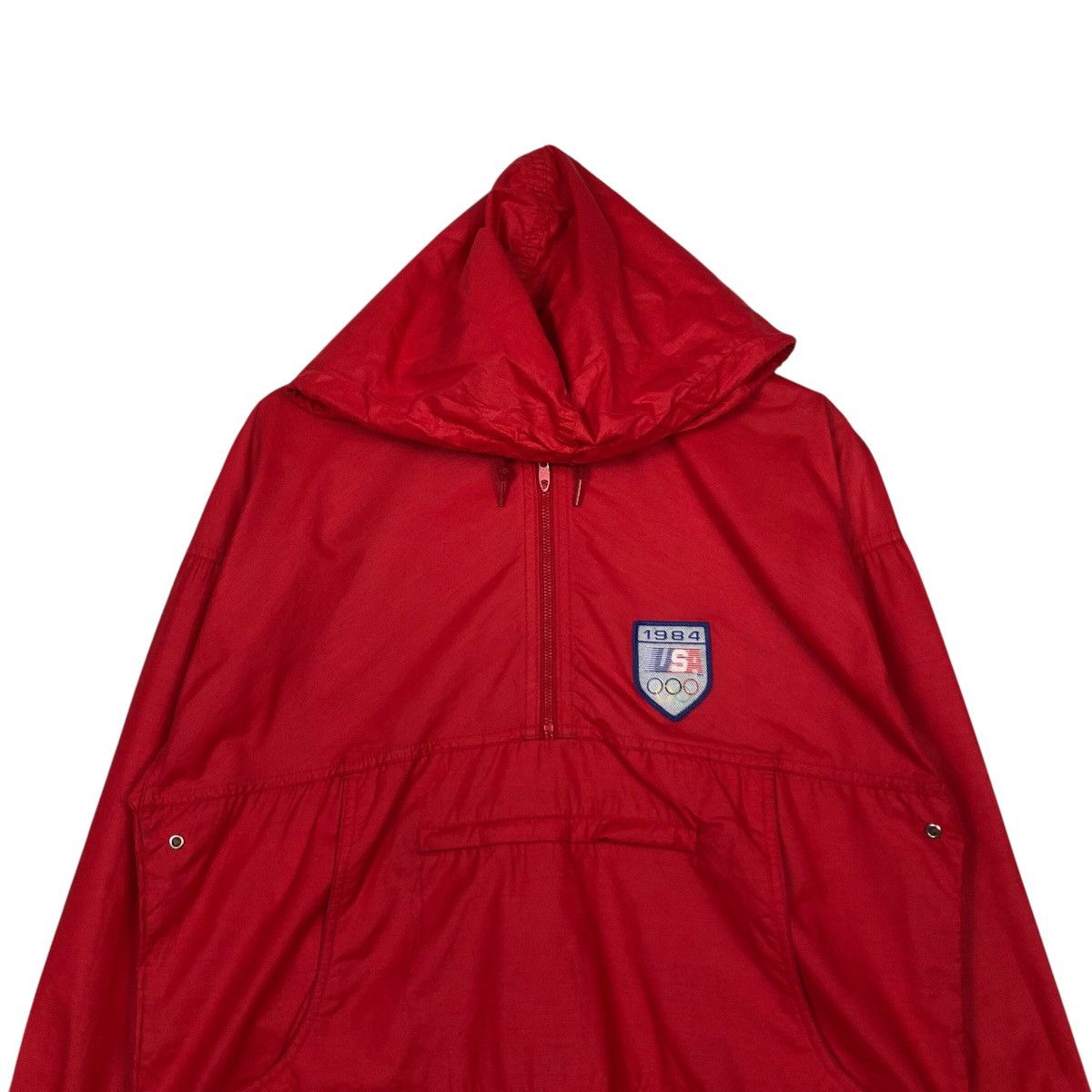 Levi's × Vintage 📌Vintage Anorak Jacket Pull Over Levi's Olympic 1984 Size US S / EU 44-46 / 1 - 4 Thumbnail