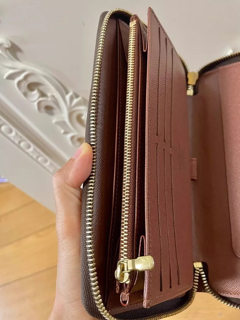 Louis Vuitton Louis Vuitton Zip Wallet Handbag Clutch -2505 Size ONE SIZE - 7 Thumbnail