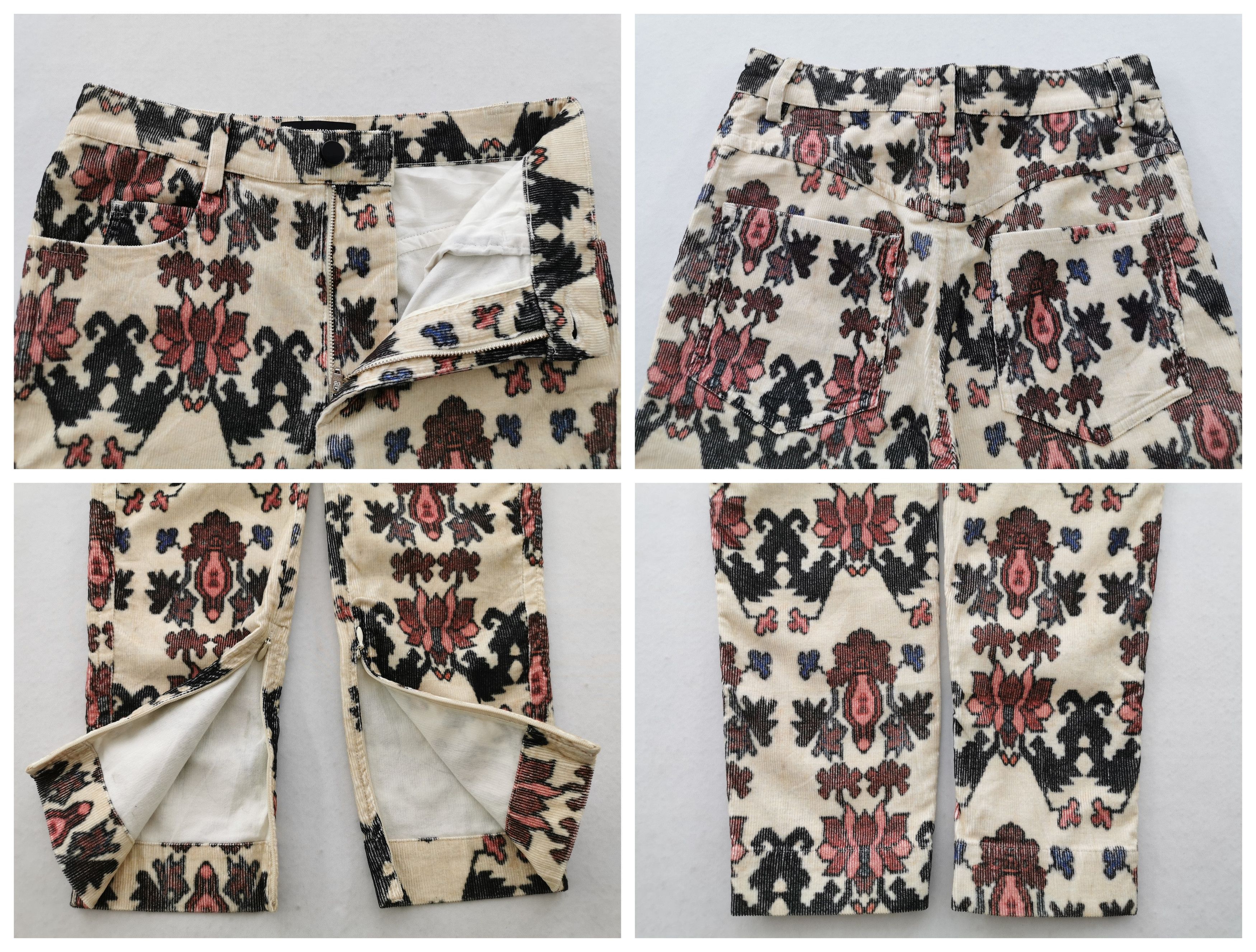 Isabel Marant Isabel Marant Floral Corduroy Pants Womens Size 28 Size 28" / US 6 / IT 42 - 7 Thumbnail