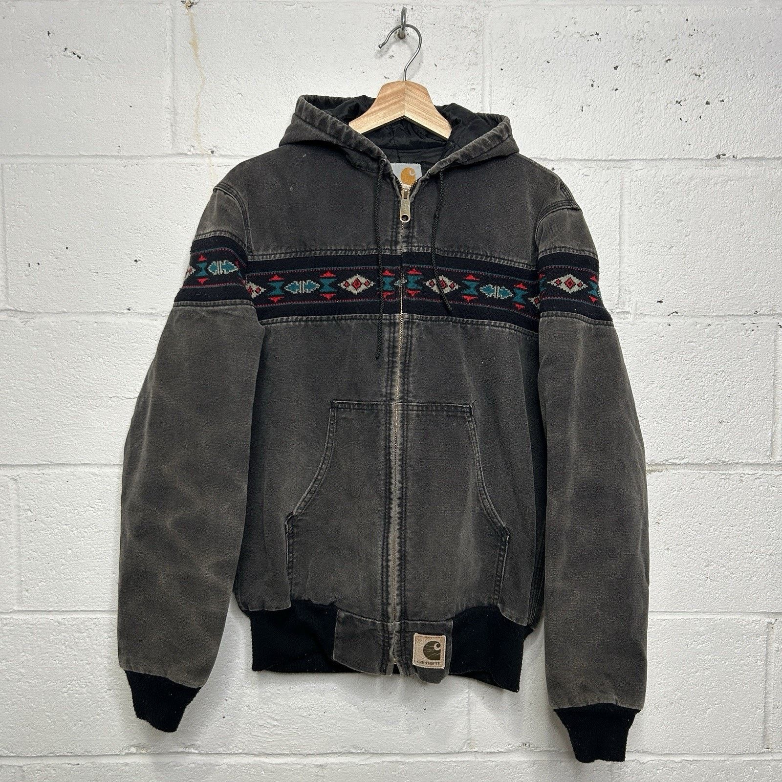 1999年 Carhartt サウスウエストジャケット アクア XL Deadstock 90's Carhartt Southwest Santa Fe Jacket JQ035 