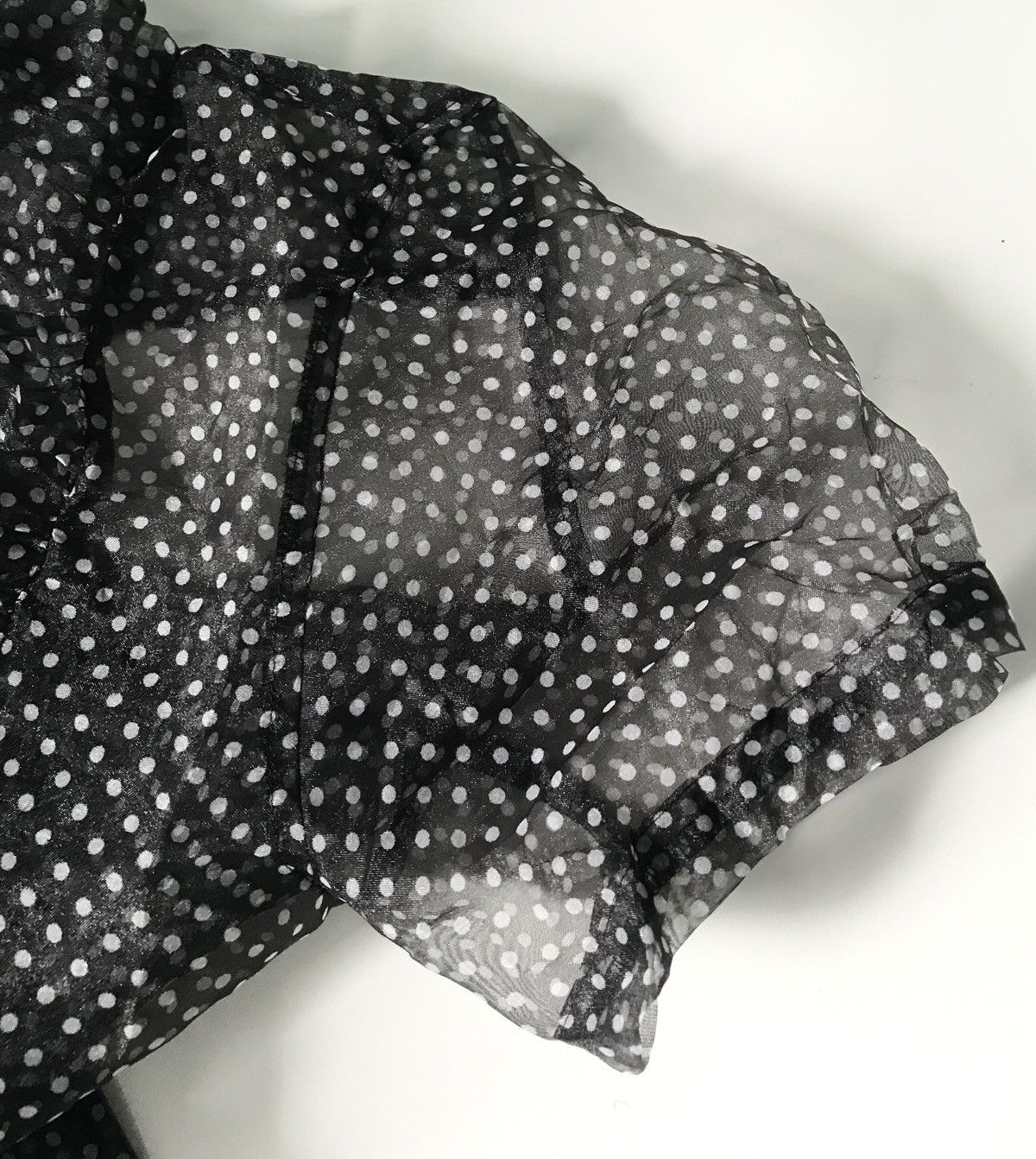 Comme des Garcons Black cdg AD2008 sheer polkadot shirt Size US S / EU 44-46 / 1 - 6 Thumbnail