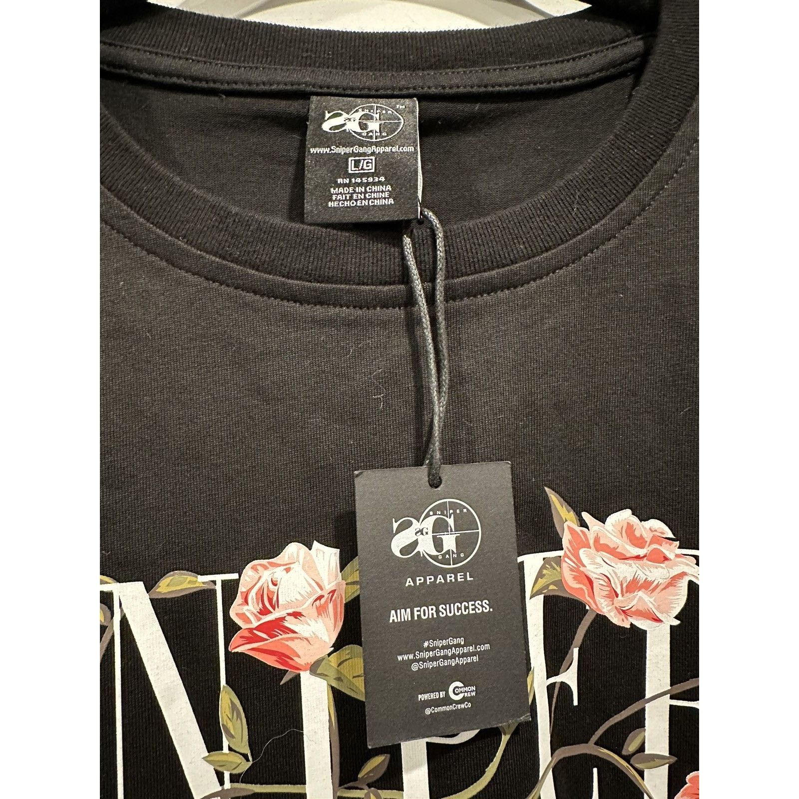Sniper Gang Sniper Gang Men Sniper Floral Long Sleeve Black Large Size US L / EU 52-54 / 3 - 5 Thumbnail