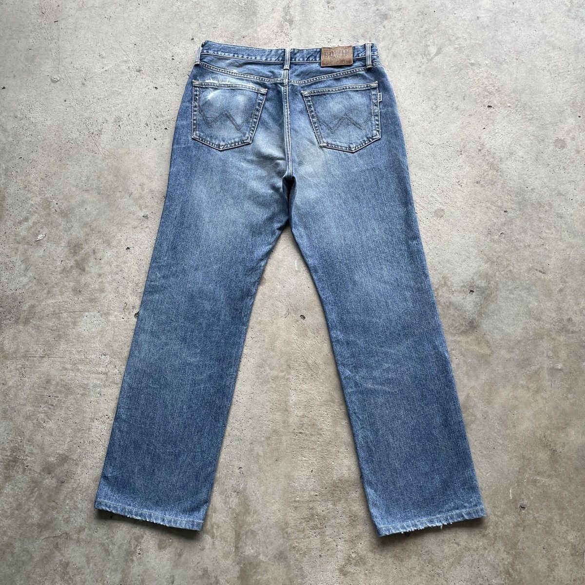 Edwin Vintage Edwin 403 Jeans Faded Denim Pants W33x29.5 Size US 33 - 11 Thumbnail