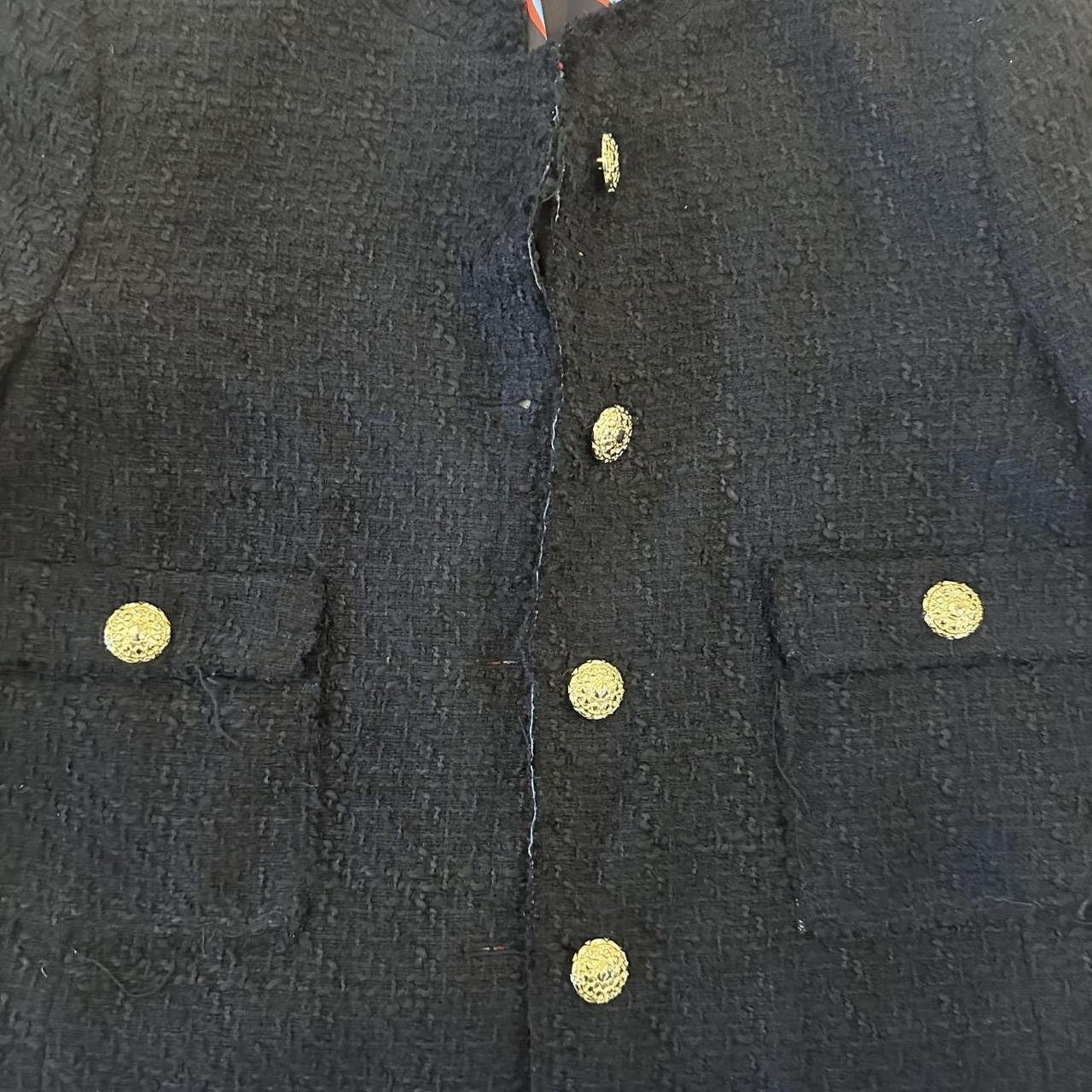 Zara Zara Blogger Favorite Classic Tweed Blazer Jacket Size M / US 6-8 / IT 42-44 - 3 Thumbnail