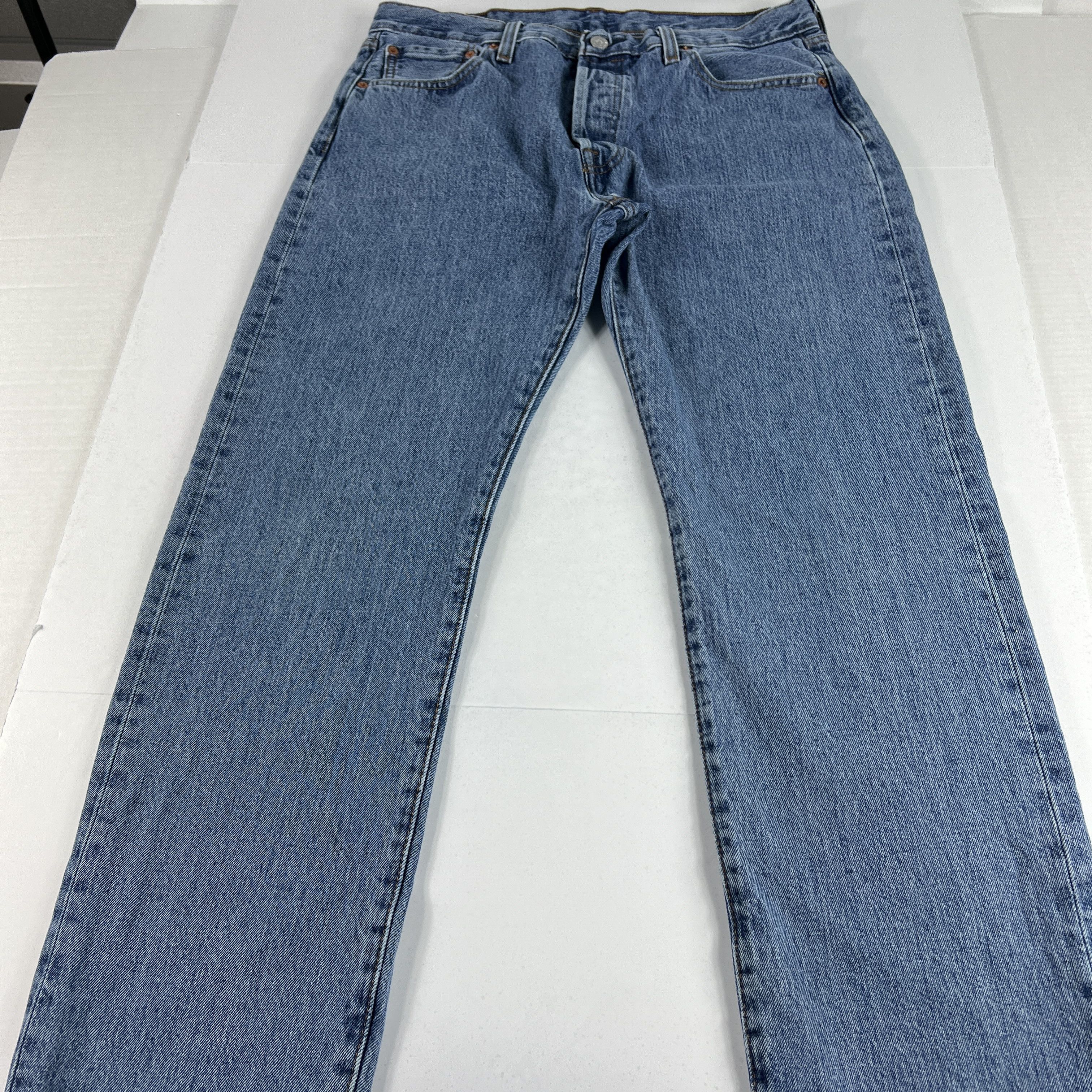 Levi's Levi's Jeans 501 XX Original Straight Blue Cotton Denim Size US 33 - 1 Preview