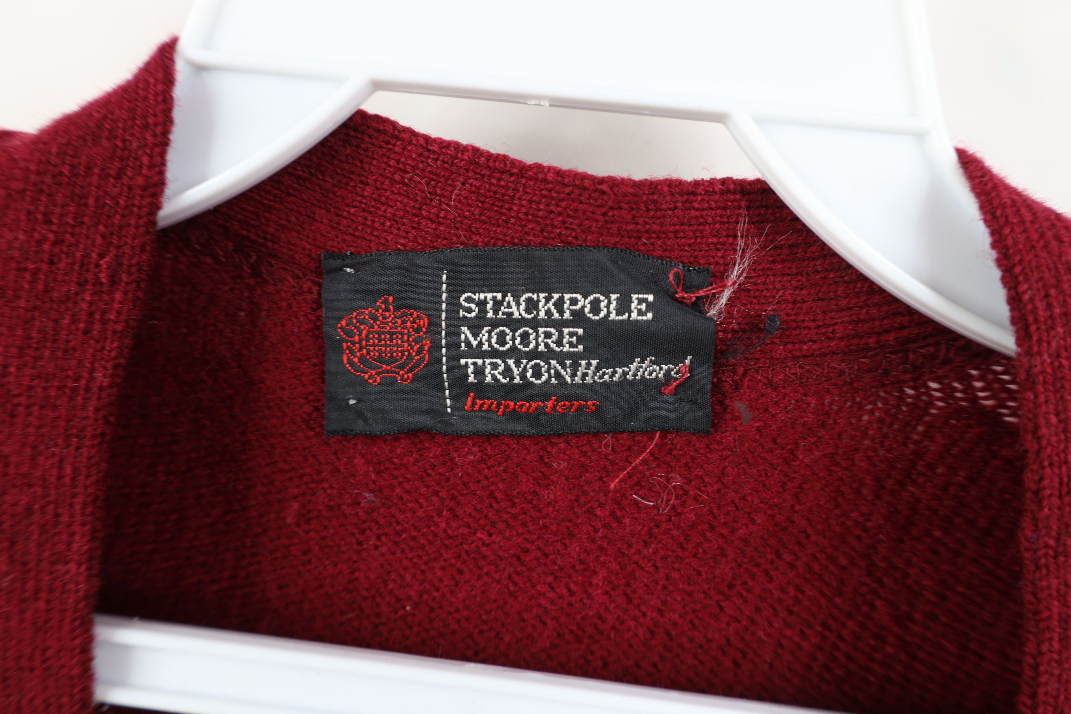 Vintage Vintage 70s Streetwear Knit Kurt Cobain Cardigan Sweater Red Size US XL / EU 56 / 4 - 8 Thumbnail