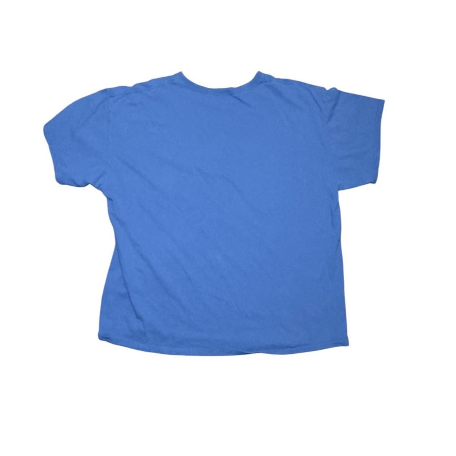 Other Jesus Loves You Graphic Tee - Blue Retro Smiley Faith XL Size US XL / EU 56 / 4 - 2 Thumbnail
