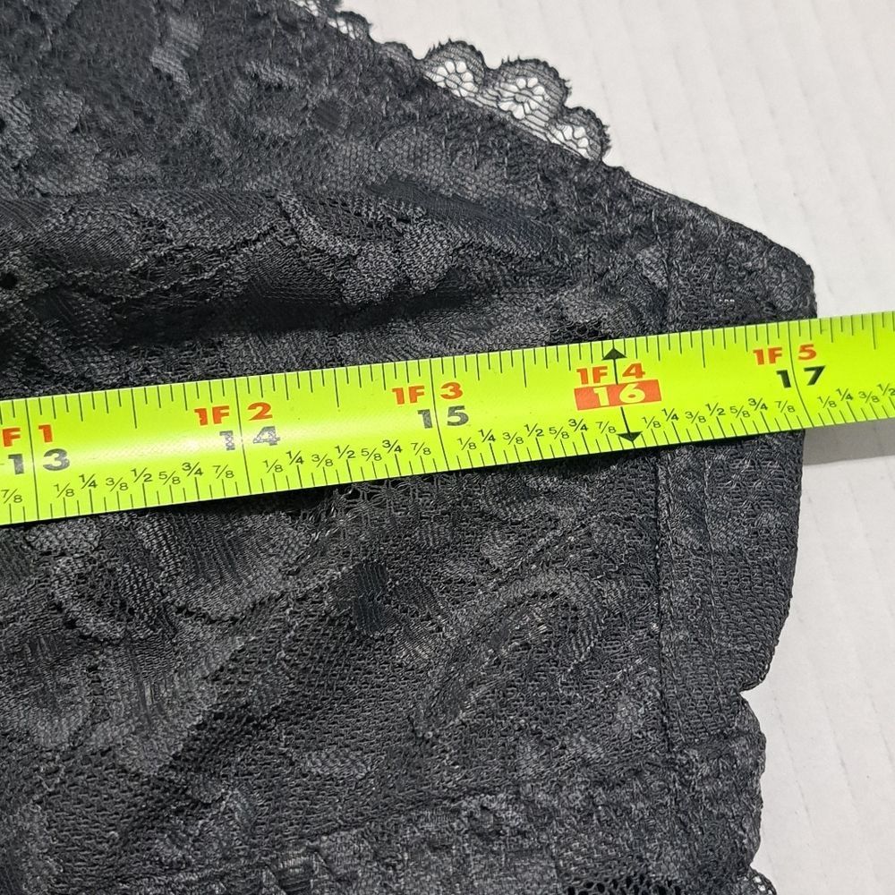 Other Savage X Fenty Floral Lace Bralette Racerback Pink/ Black Bra 1X NWT Size XXL / US 16-18 / IT 52-54 - 10 Thumbnail
