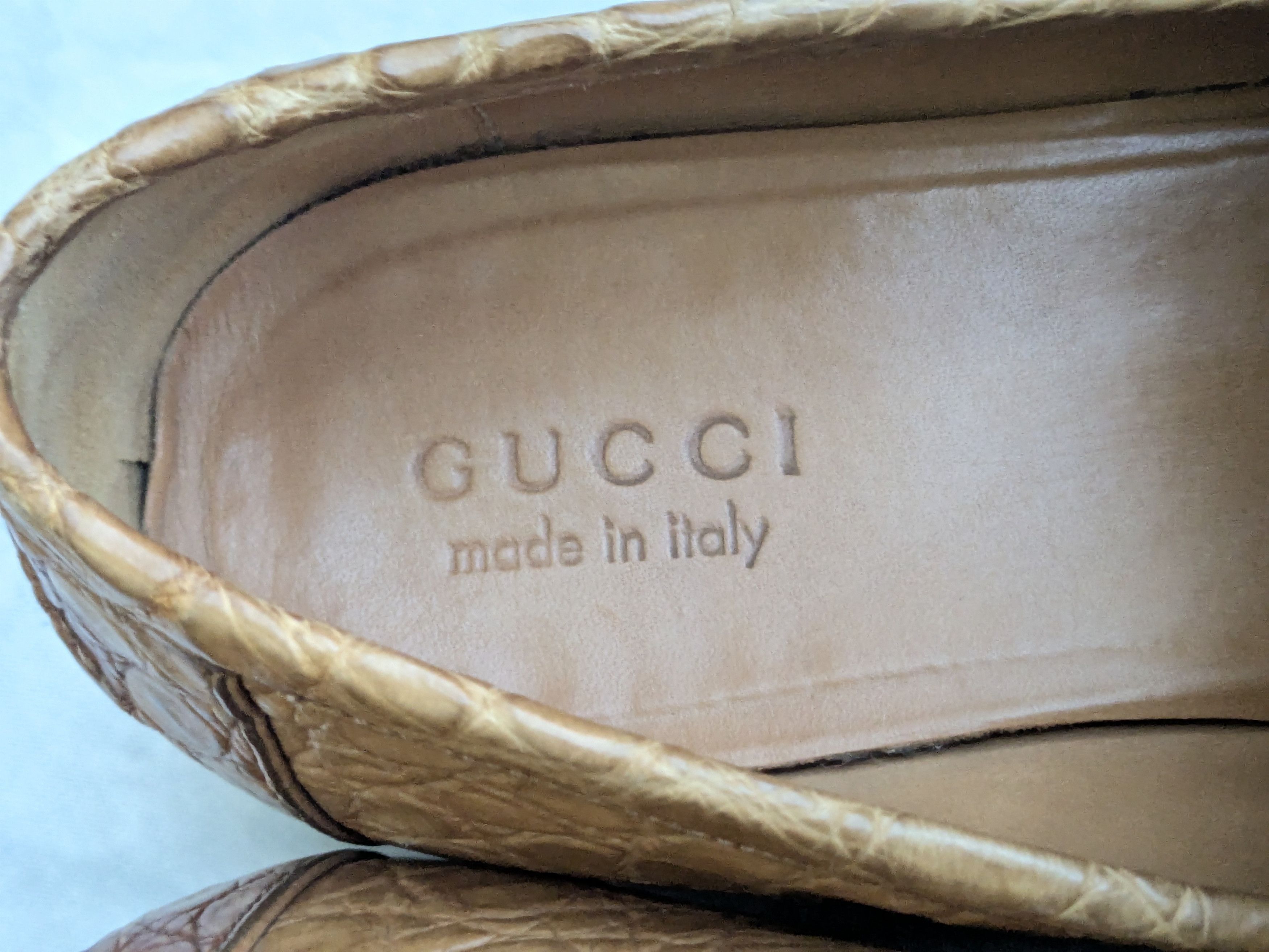 Gucci Gucci Horsebit Loafers Brown Crocodile Bamboo Size US 9 / EU 42 - 7 Thumbnail