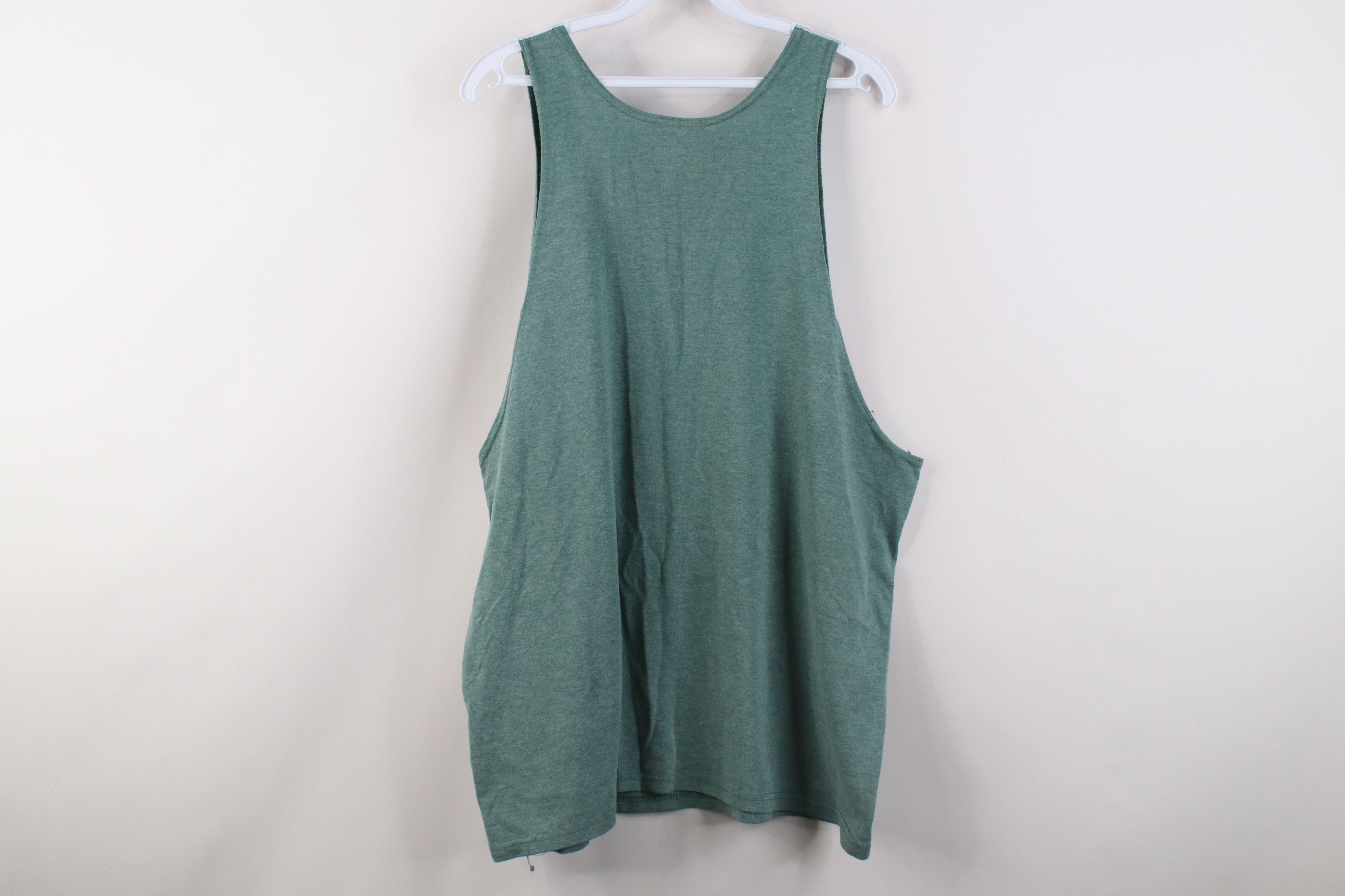 Vintage Vintage 90s Streetwear Tank Top T-Shirt Heather Green USA Size US XL / EU 56 / 4 - 11 Thumbnail