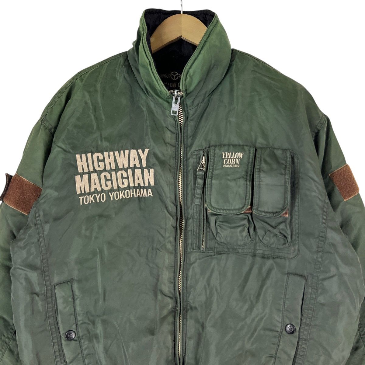 YELLOW CORN 🔥 VINTAGE YELLOW CORN MOTO RIDING RIDERS JACKET Size US L / EU 52-54 / 3 - 5 Thumbnail