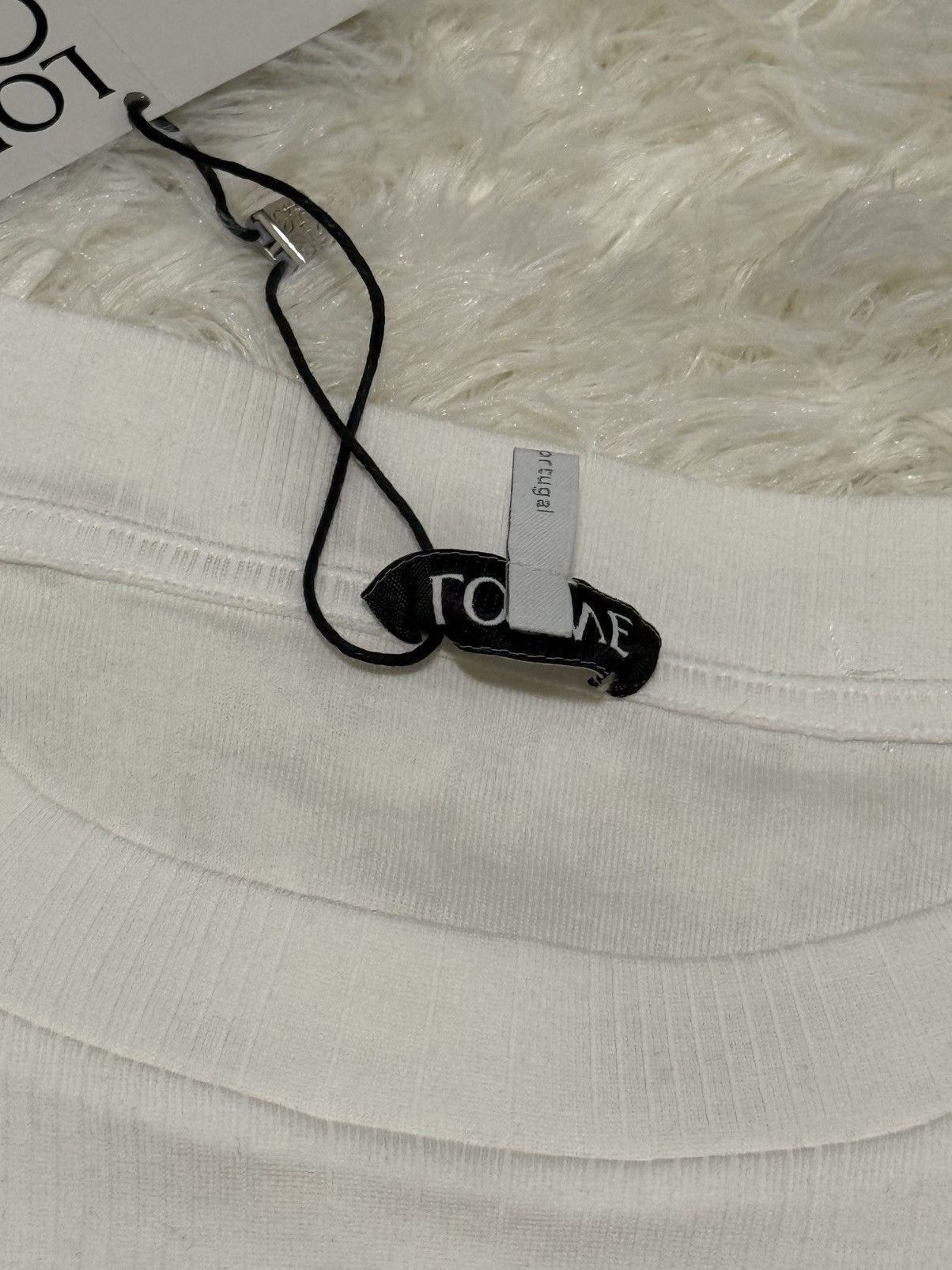 Loewe LOEWE Women’s Cotton Cropped Top White Size S / US 4 / IT 40 - 4 Thumbnail