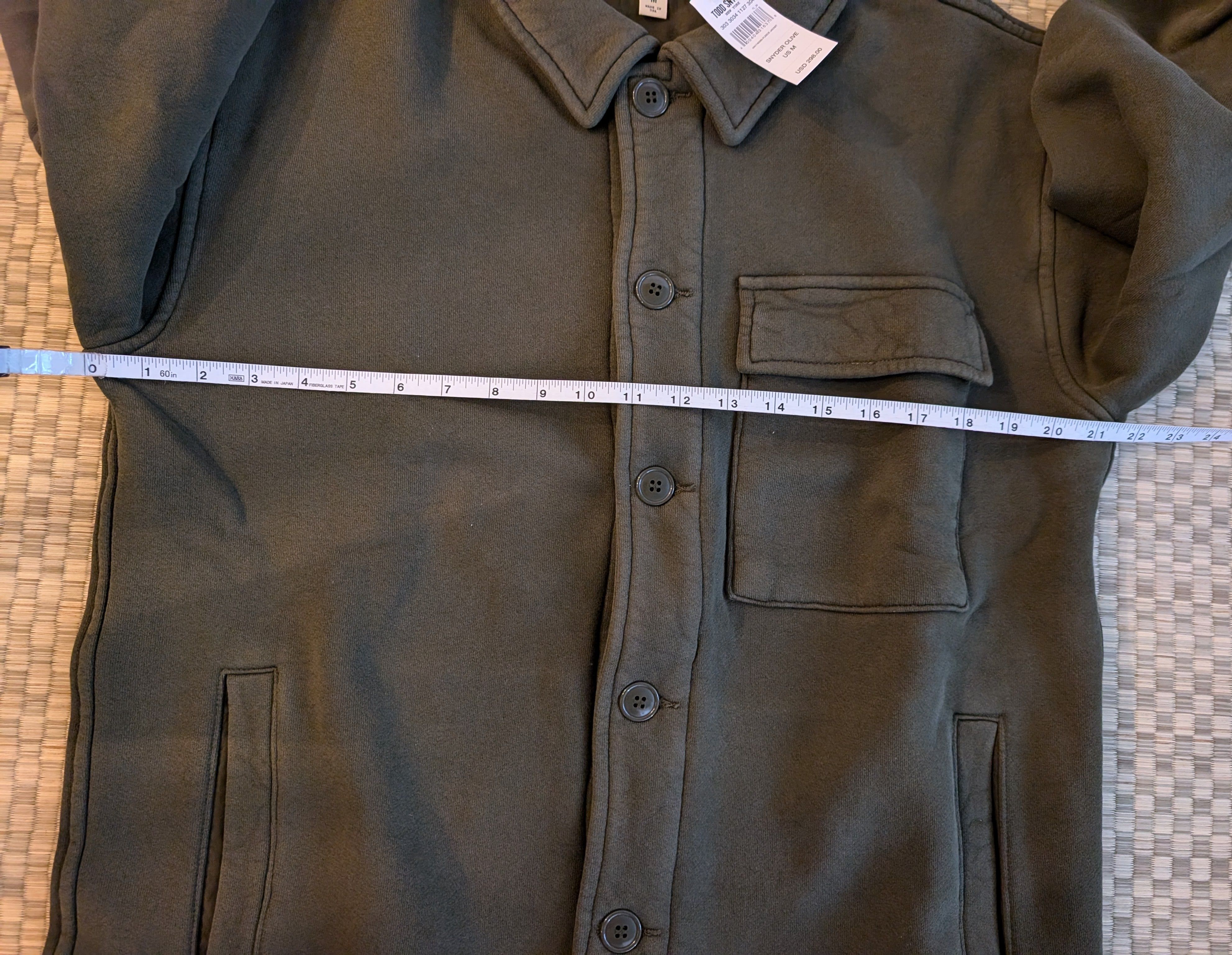 Todd Snyder NWT Todd Snyder Made in L.A. Fleece Jacket Size US M / EU 48-50 / 2 - 5 Thumbnail