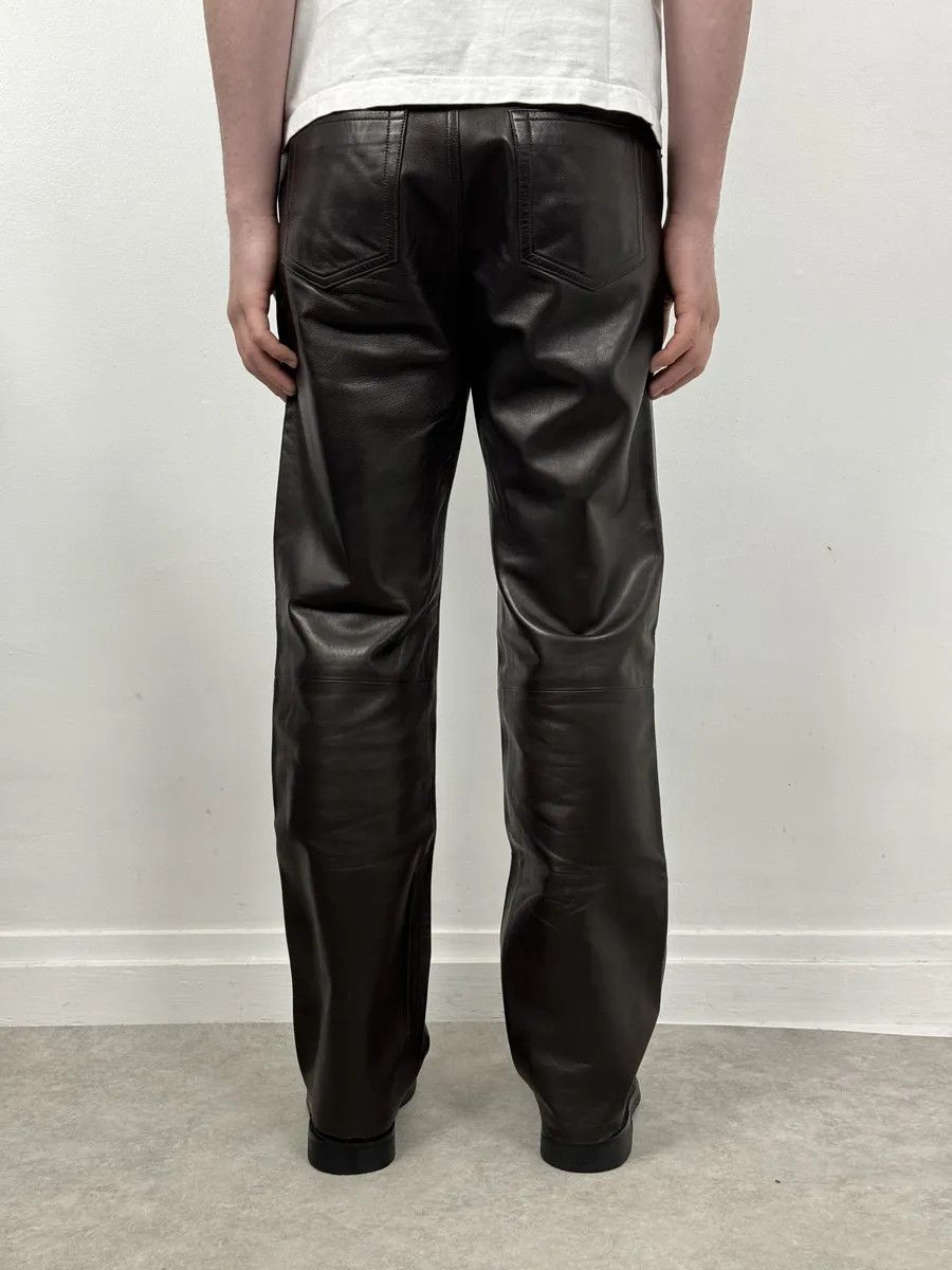 Louis Vuitton Louis Vuitton Brown Classy Lambskin Leather Pants Size US 32 / EU 48 - 3 Thumbnail