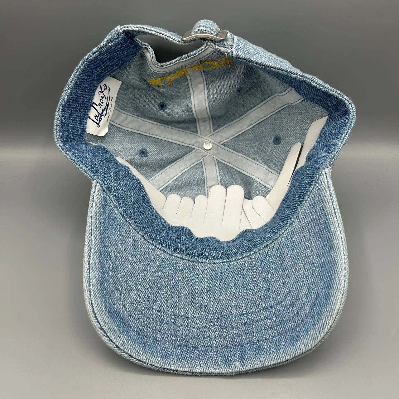 New Era La Croix Hat Men Denim Sparkling Water Embroidered StrapBack Size ONE SIZE - 2 Thumbnail