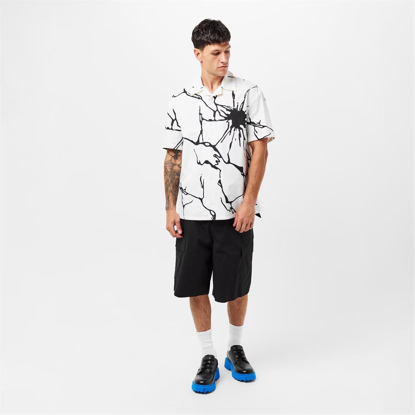 Off-White o1g2r1mq0326 Long Sleeve Shirt in Black/White Size US XS / EU 42 / 0 - 6 Thumbnail