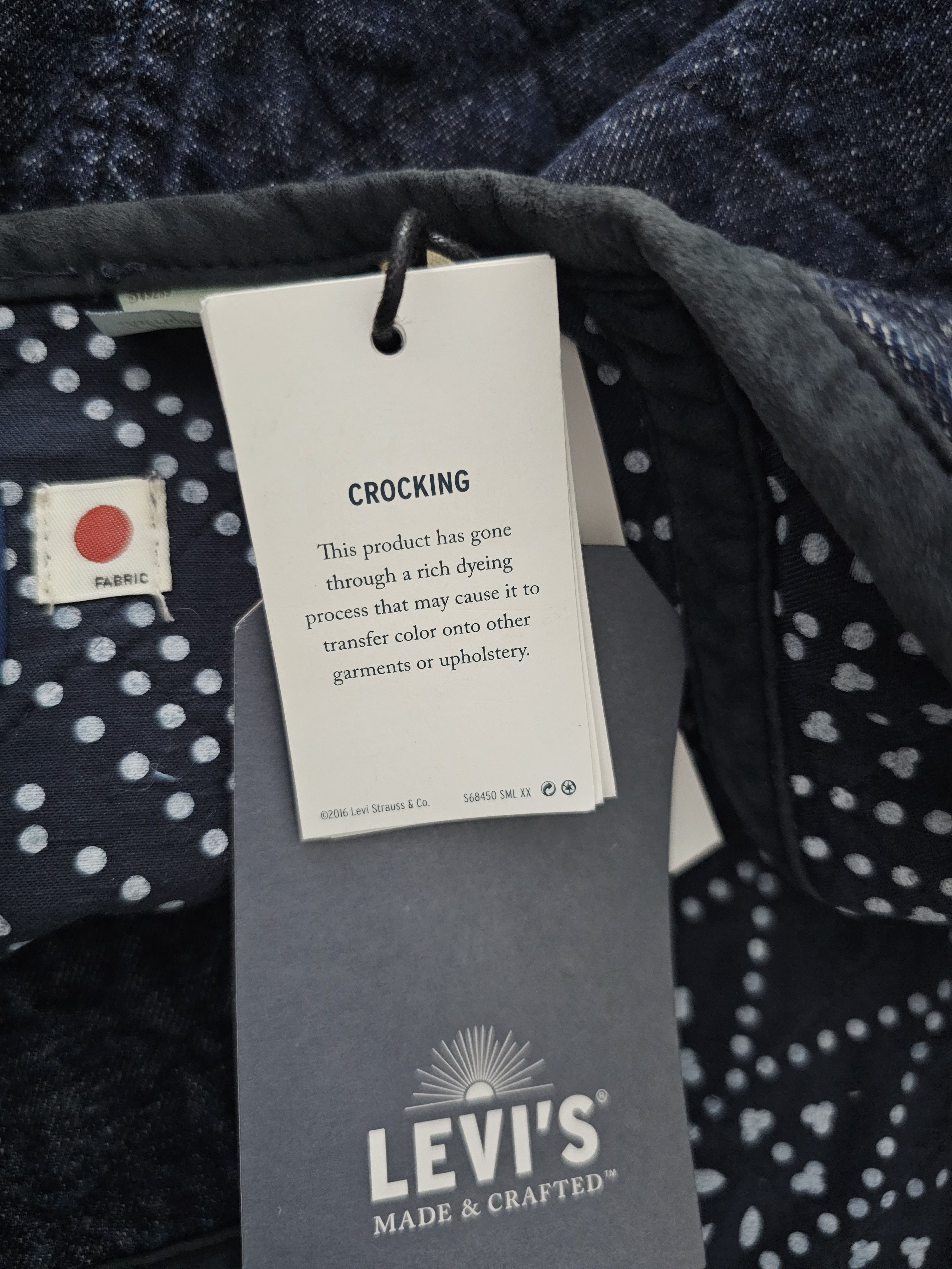 Levi's Made & Crafted 498$ Levi's Made & Crafted Denim Quilted Jacket Japanese S Size US S / EU 44-46 / 1 - 9 Thumbnail