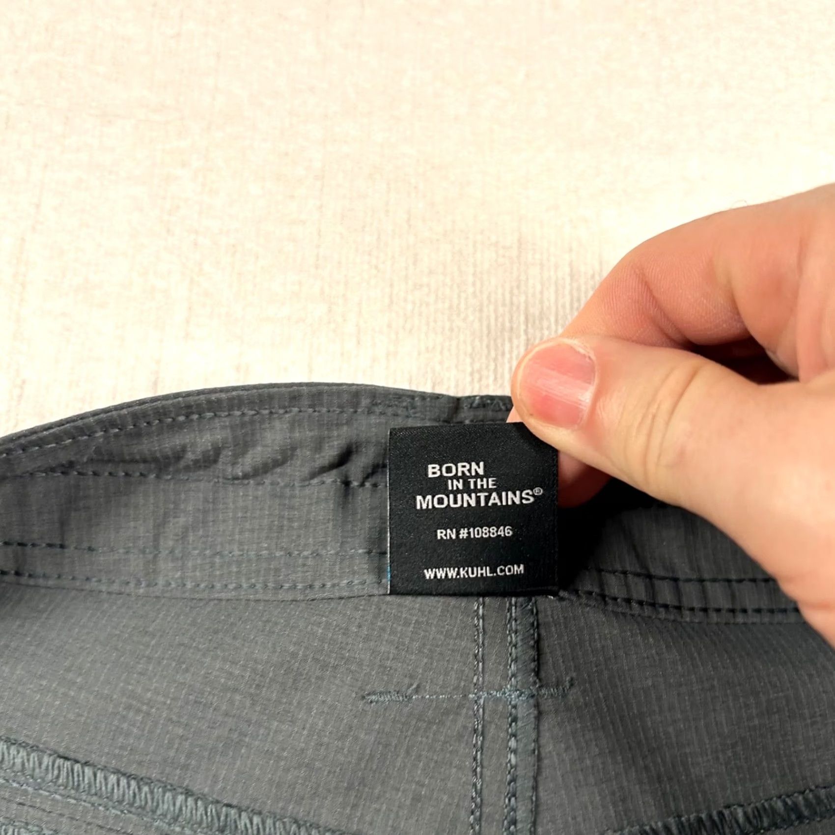 Vintage Kuhl Pants Womens 22w Skinny Cargo Hiking Outdoor Performance Gray Ripstop Flat Front Microfiber Pockets Quick Dry Nature Snap Zip Mens Size 40" / US 18 - 5 Thumbnail
