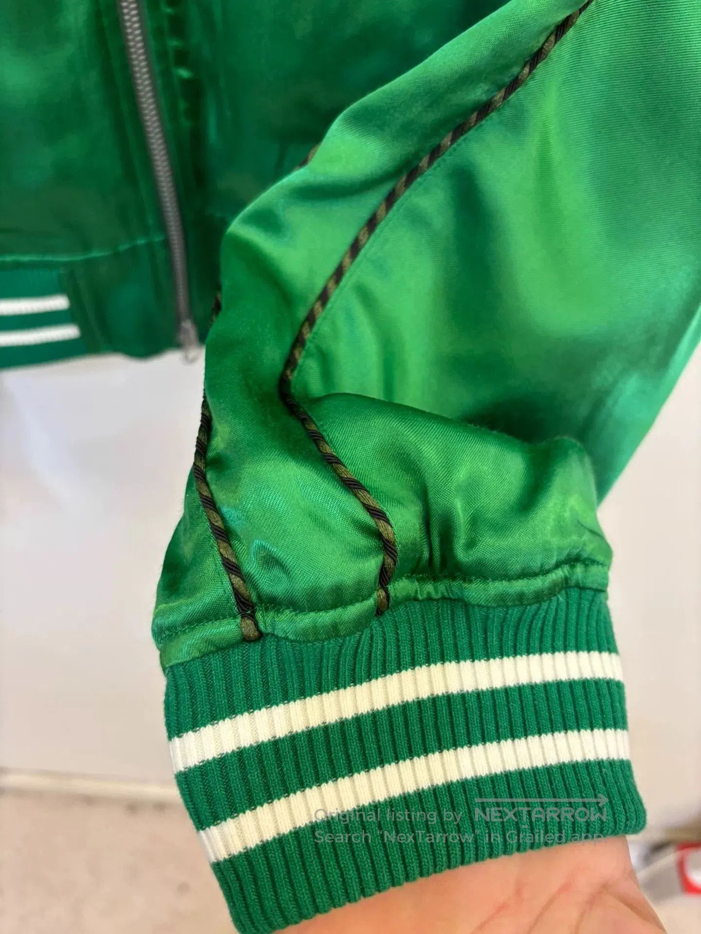 Beams Plus Beams Satin Baseball Jacket. Size US L / EU 52-54 / 3 - 5 Thumbnail