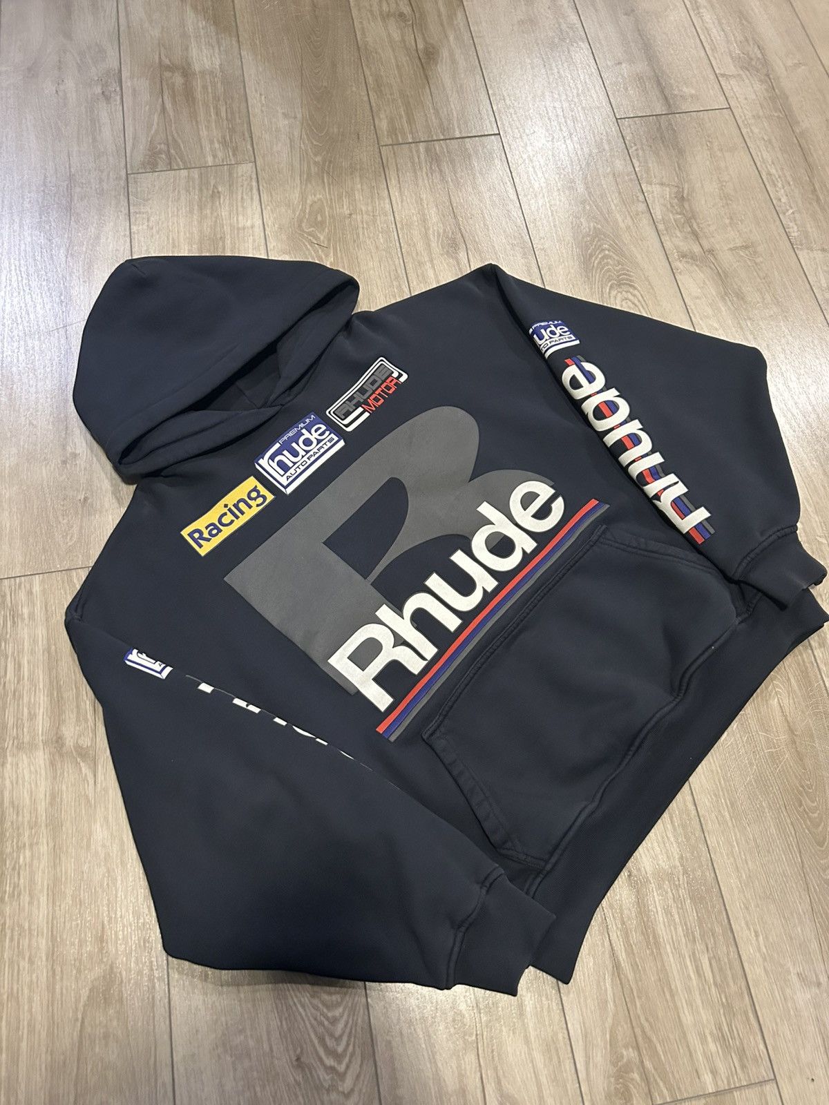 Rhude Rhude Petrol Patch Hoodie Size US L / EU 52-54 / 3 - 2 Thumbnail