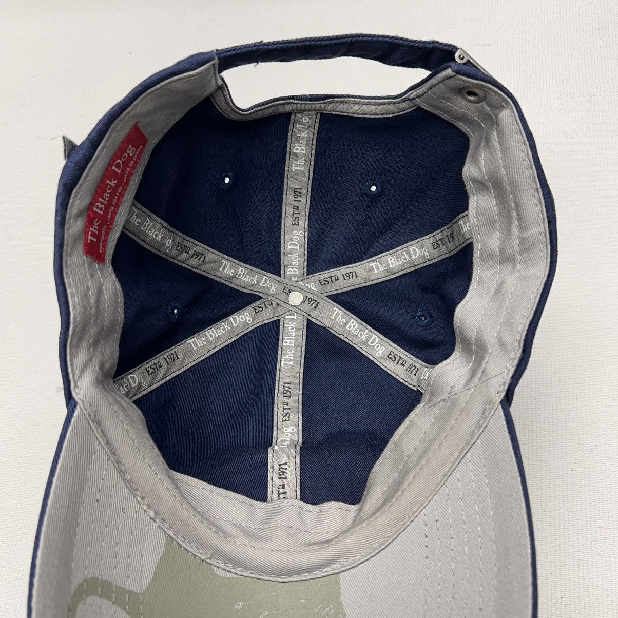 Other The Black Dog Hat Cap Blue Logo Strap Back Navy Embroidered Size ONE SIZE - 13 Thumbnail