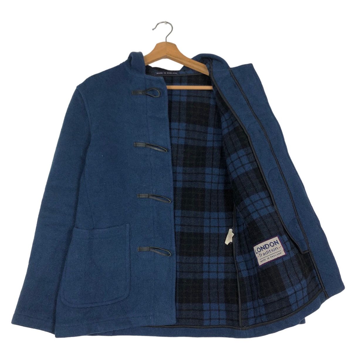 Gloverall 🔥Vintage Wool Duffle Jacket Herringbone Gloverall England Size US M / EU 48-50 / 2 - 11 Thumbnail