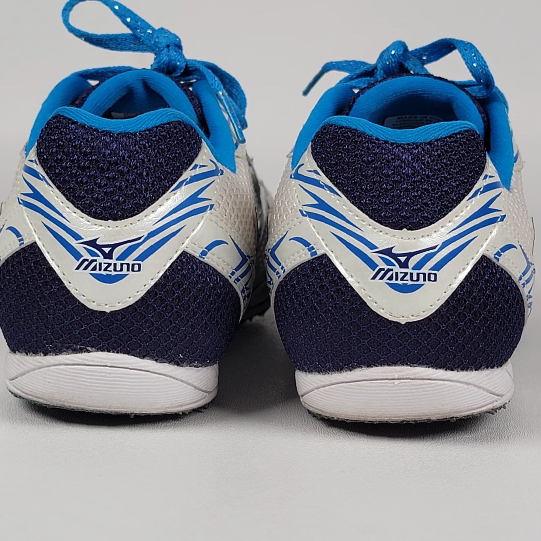 Mizuno Mizuno Women’s Track Shoes Multicolor Lace Spikes Blue White Neon Sneakers US 10 EU 41 Womens Track & Field Shoes Size US 8 / IT 38 - 6 Thumbnail