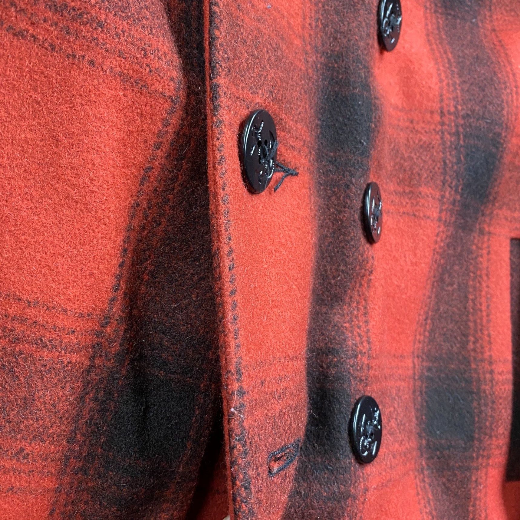 Schott VINTAGE Schott NYC Jacket Mens M Red Black Shadow Plaid 3-in-1 Wool Wool 80s 90s Retro Casual Workwear USA Mens Size US M / EU 48-50 / 2 - 6 Thumbnail