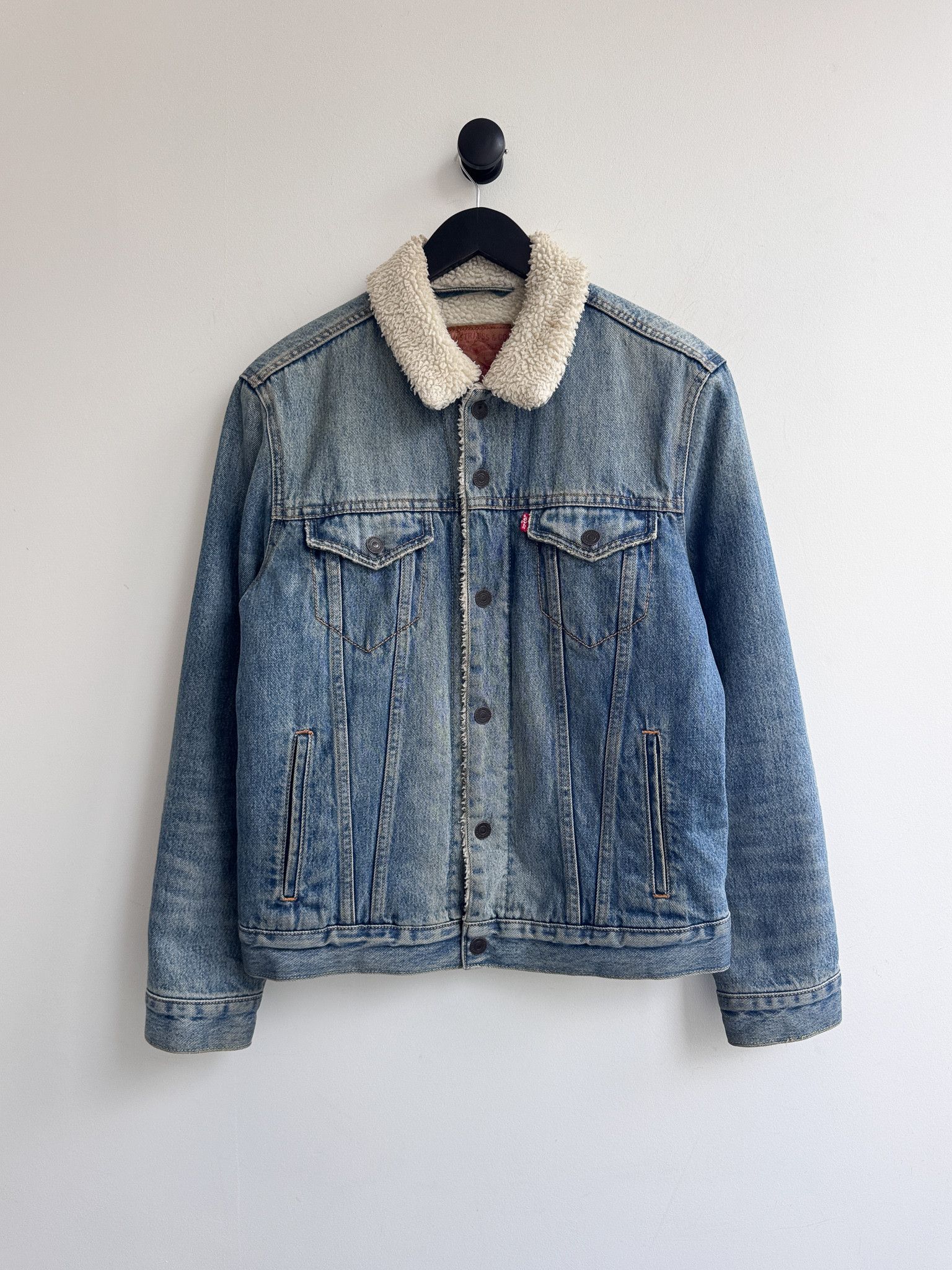 Levi's Levi's Sherpa Denim Jacket Size US S / EU 44-46 / 1 - 1 Thumbnail