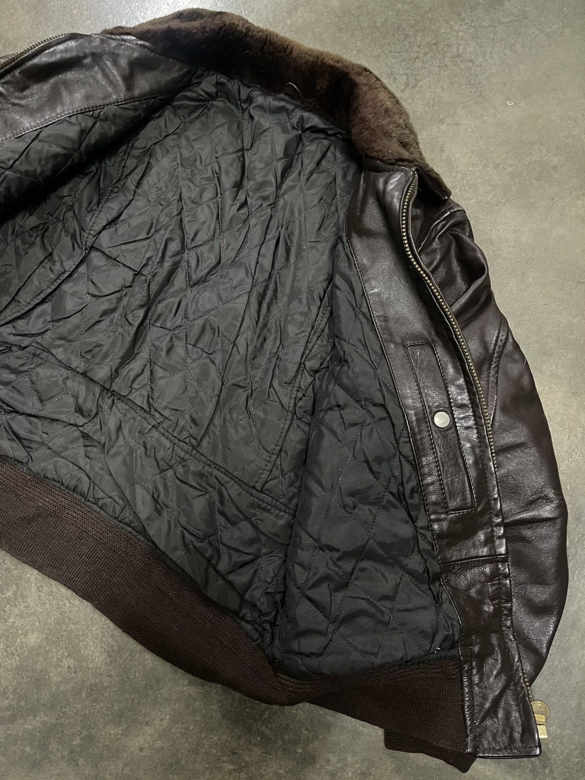 Vintage 💥 Vintage A-2 Leather Flight Jacket💥 Size US M / EU 48-50 / 2 - 14 Thumbnail