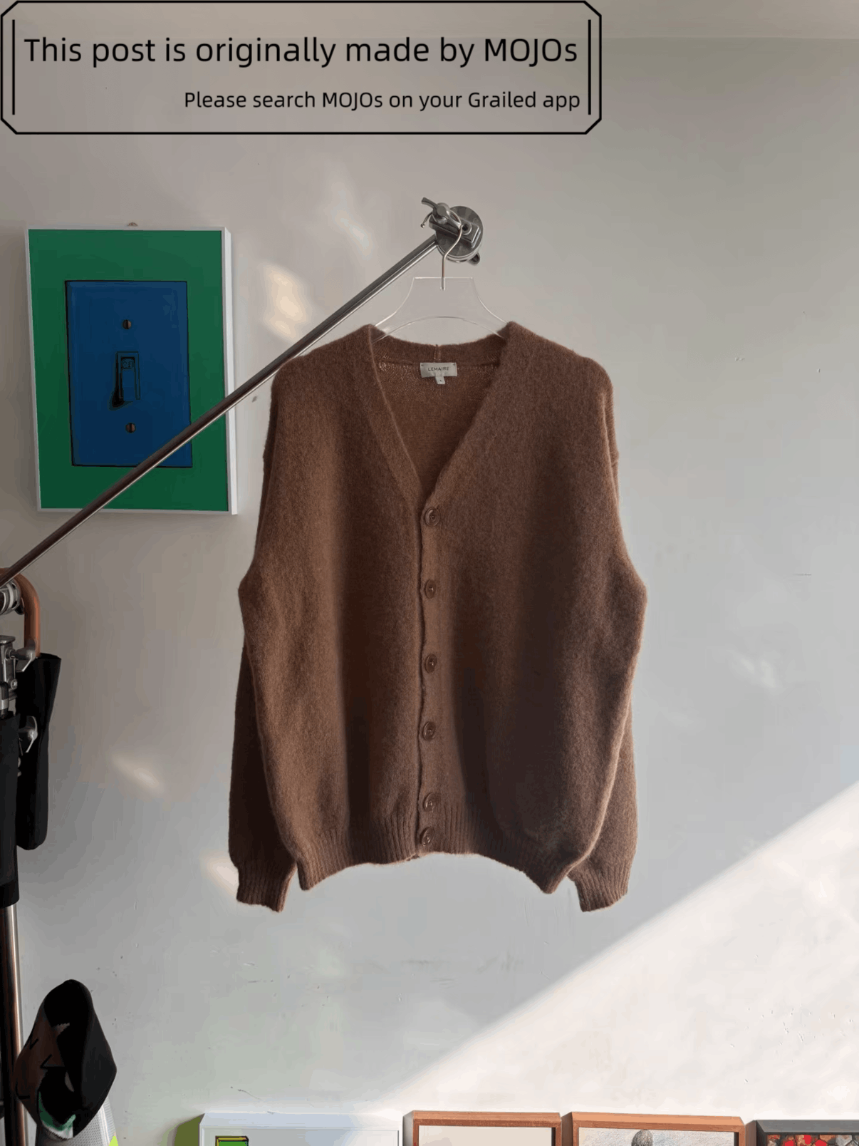 Sz S Lemaire Mohair Knitwear Cardigan mojos12751