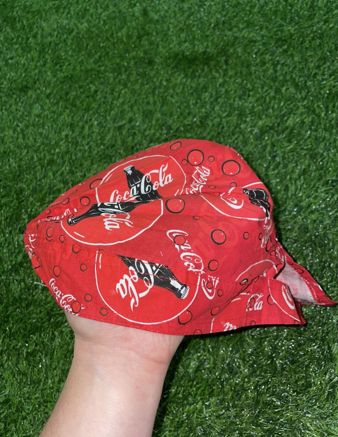 Vintage vintage Coke Coca Cola Havadanna Headwear Motorcycle Cap Size ONE SIZE - 2 Thumbnail