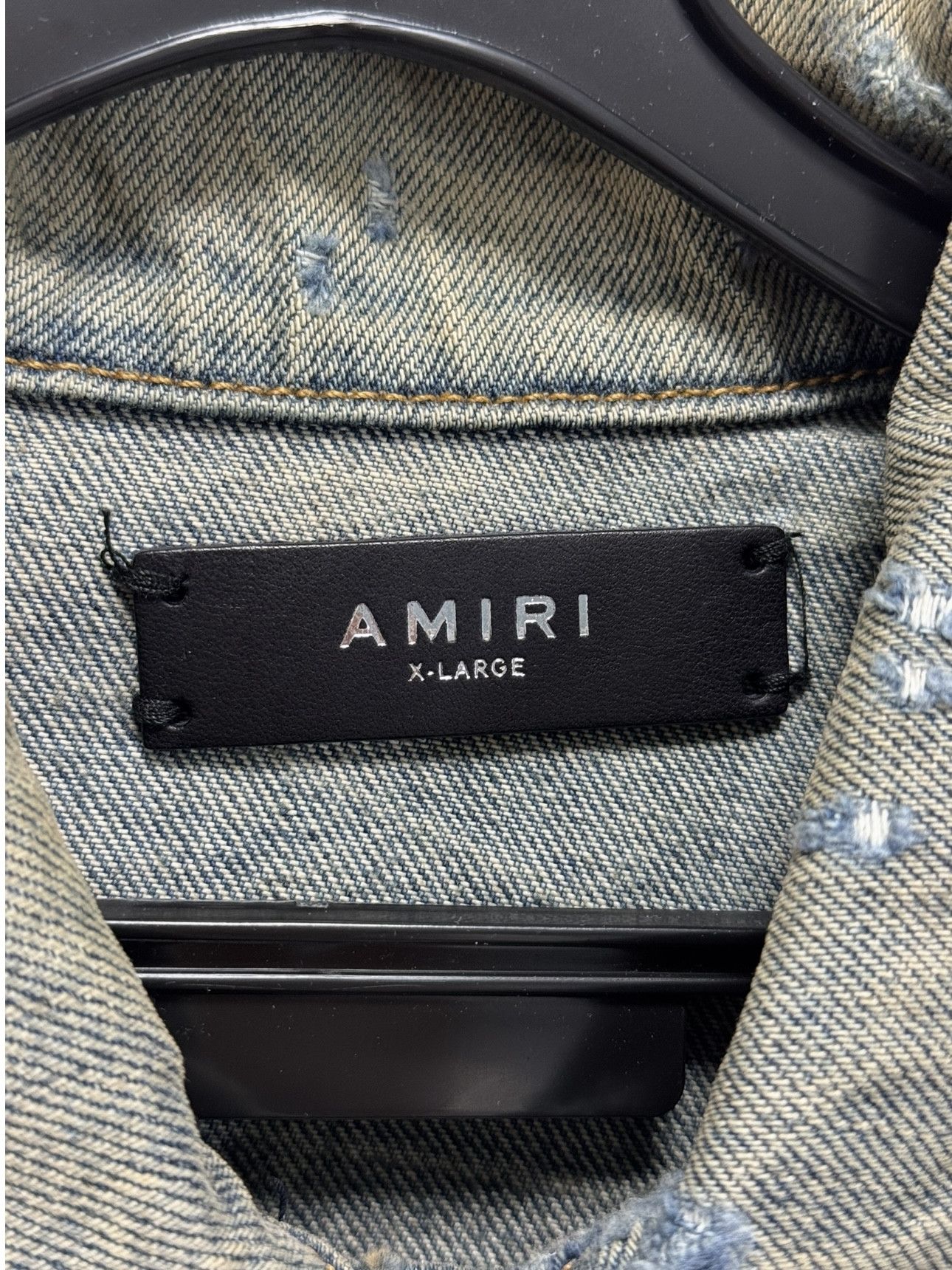 Amiri Blue Vintage Denim Roping Slim-Fit Trucker Jacket Size XL Size US XL / EU 56 / 4 - 3 Thumbnail