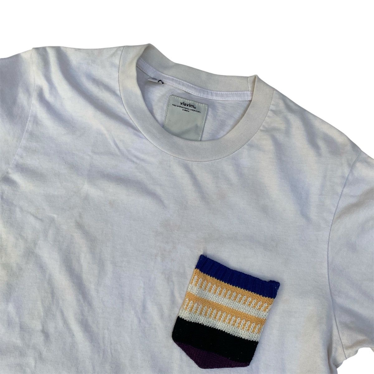 Visvim Visvim cubism t shirt pocket Size US M / EU 48-50 / 2 - 2 Thumbnail