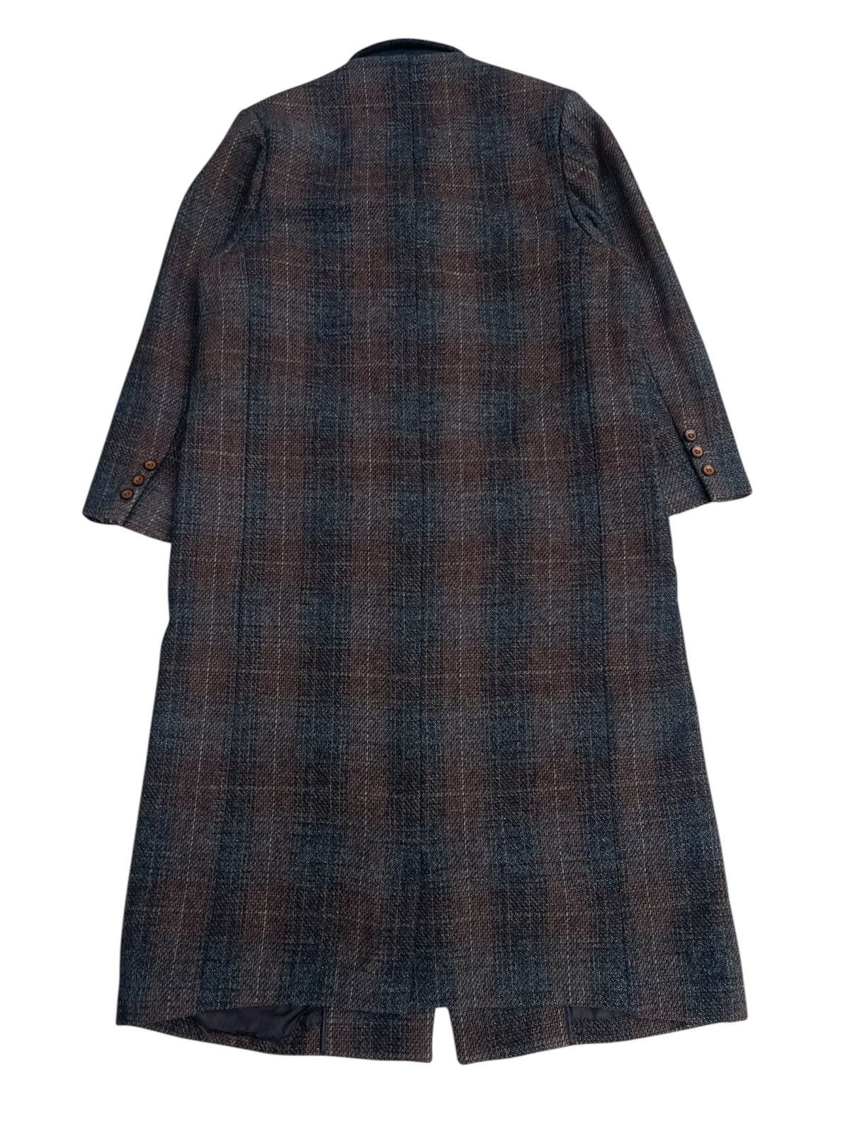 Nicole Club Vintage Nicole Tsuko Plaid Wool Overcoat Japan Boutique 80s Size US M / EU 48-50 / 2 - 2 Thumbnail